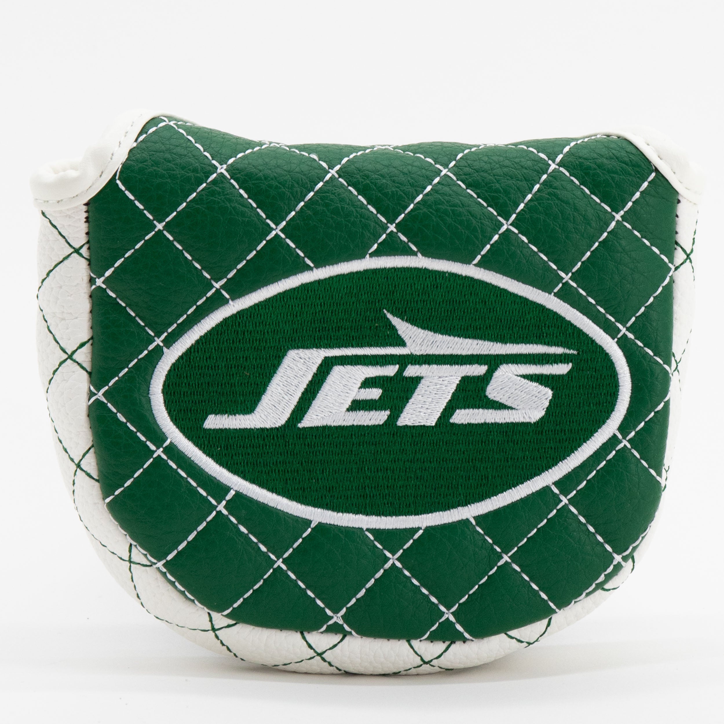 New York Jets Quilted Mallet Putter Cover (SOLID)