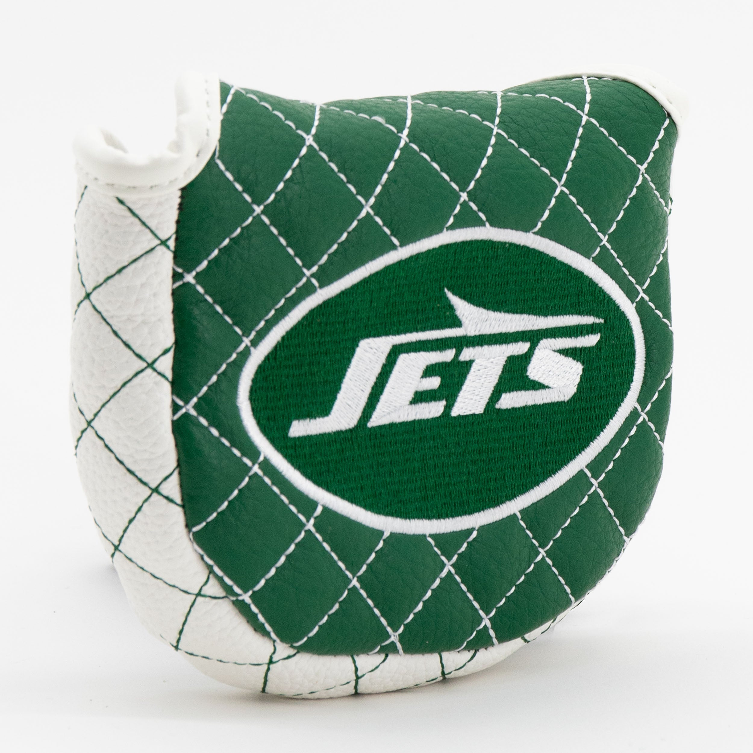 New York Jets Quilted Mallet Putter Cover (SOLID)