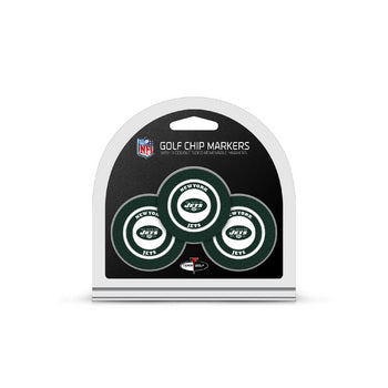 New York Jets 3 Pack Golf Chip Ball Markers