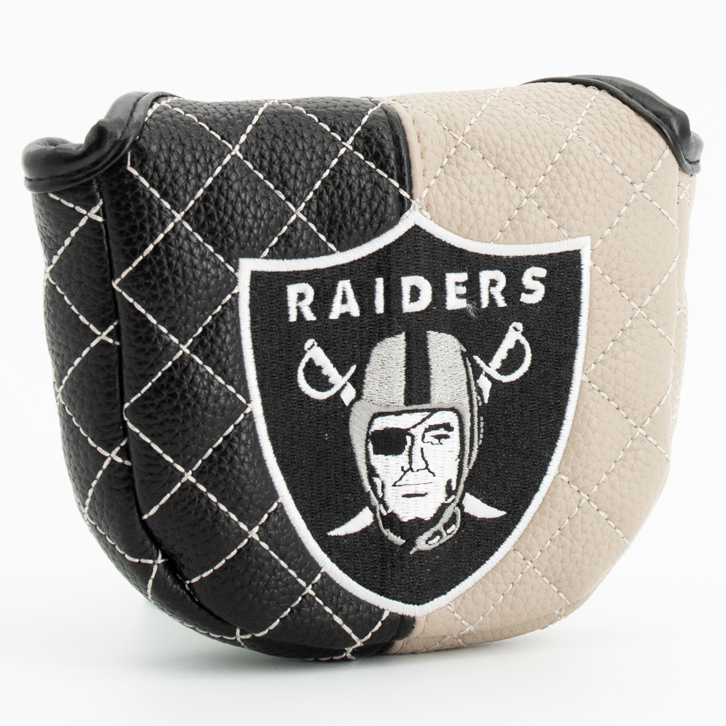 Las Vegas Raiders Quilted Mallet Putter Cover (SPLIT)