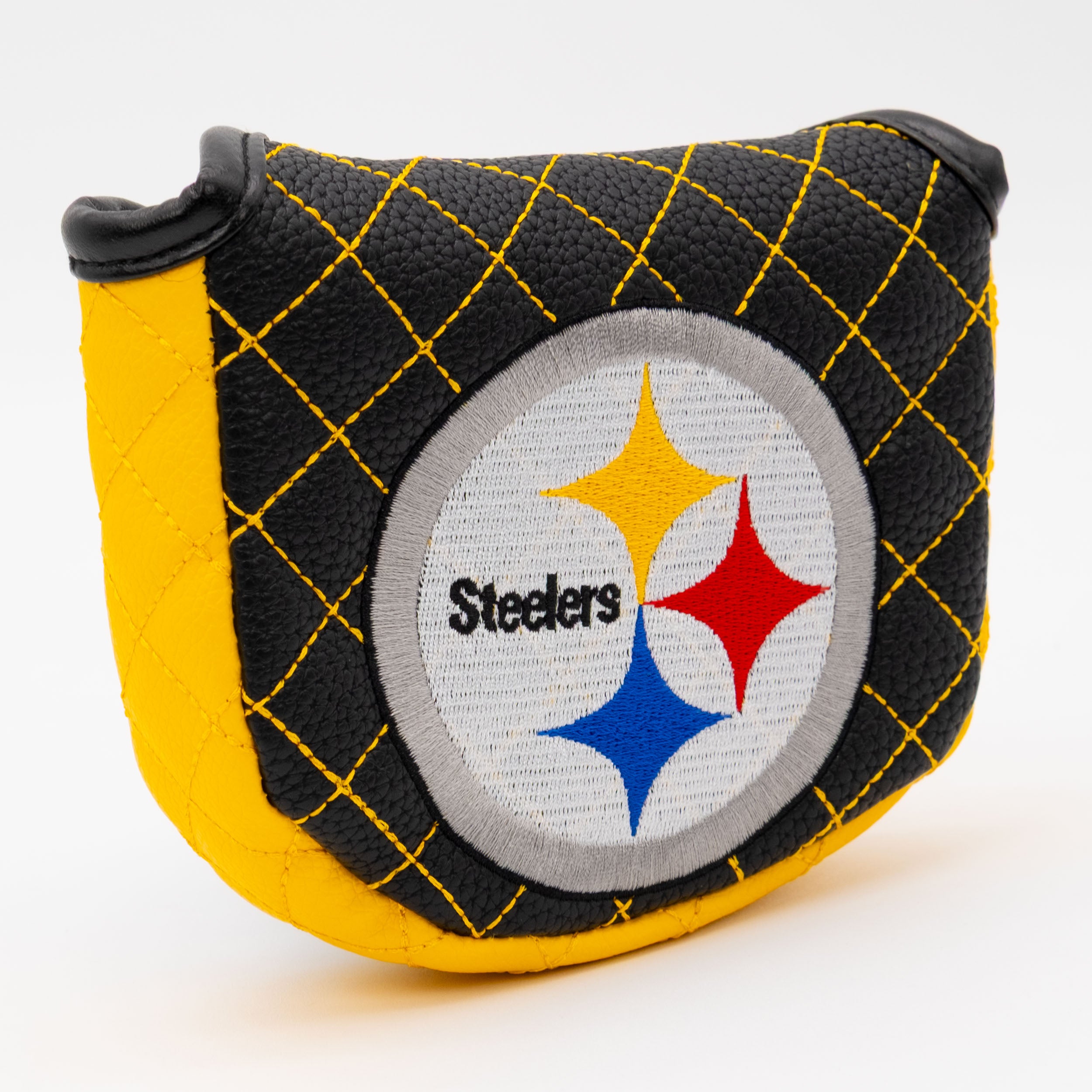 Pittsburgh Steelers Quilted Mallet Putter Cover (SOLID)