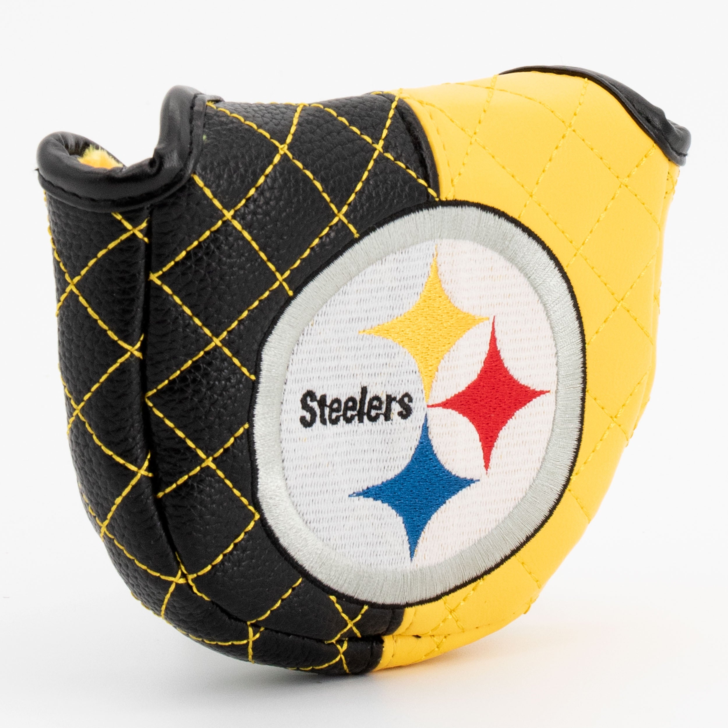 Pittsburgh Steelers Quilted Mallet Putter Cover (SPLIT)