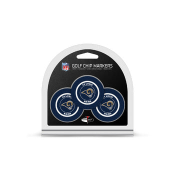 Los Angeles Rams 3 Pack Golf Chip Ball Markers