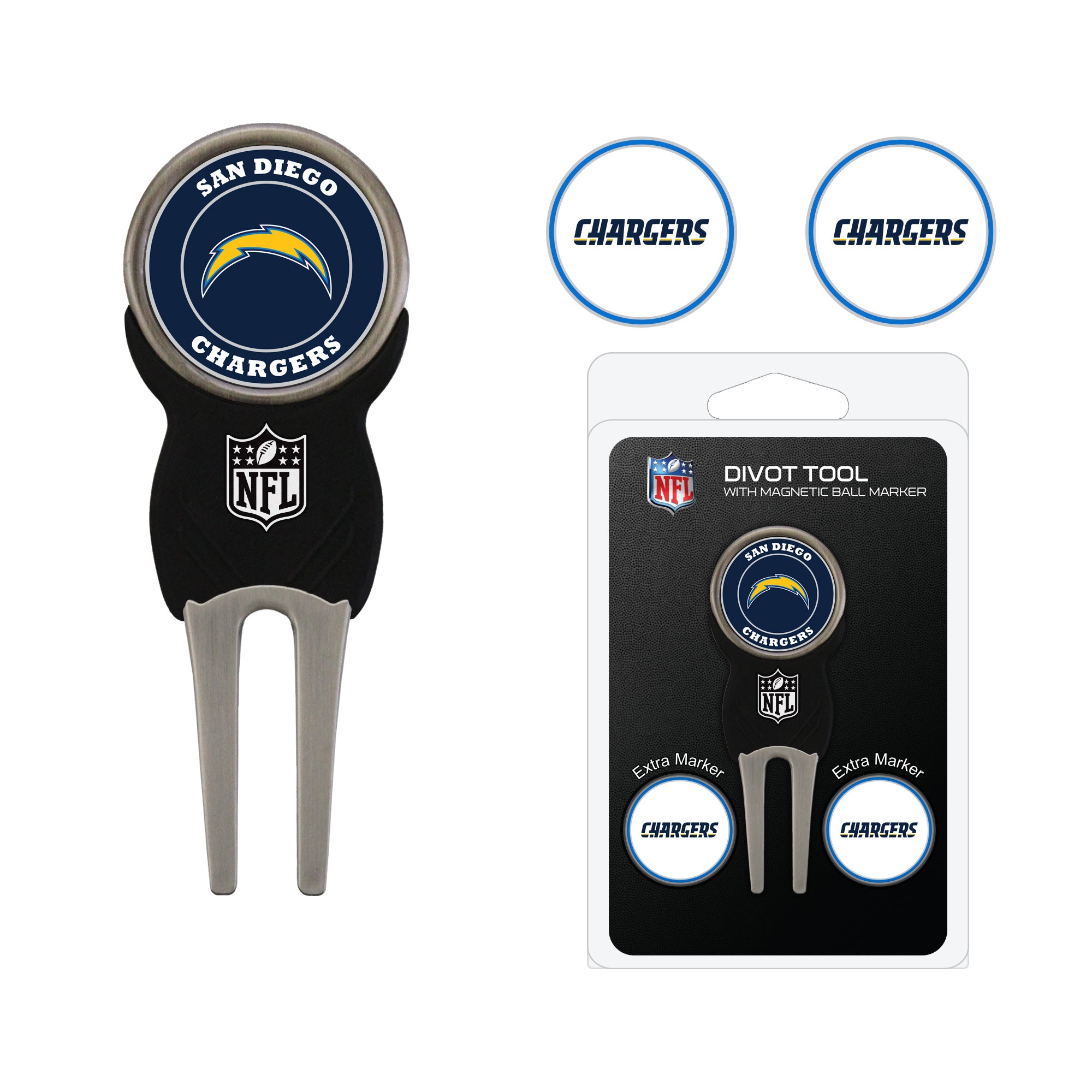 Los Angeles Chargers Signature Divot Tool Pack