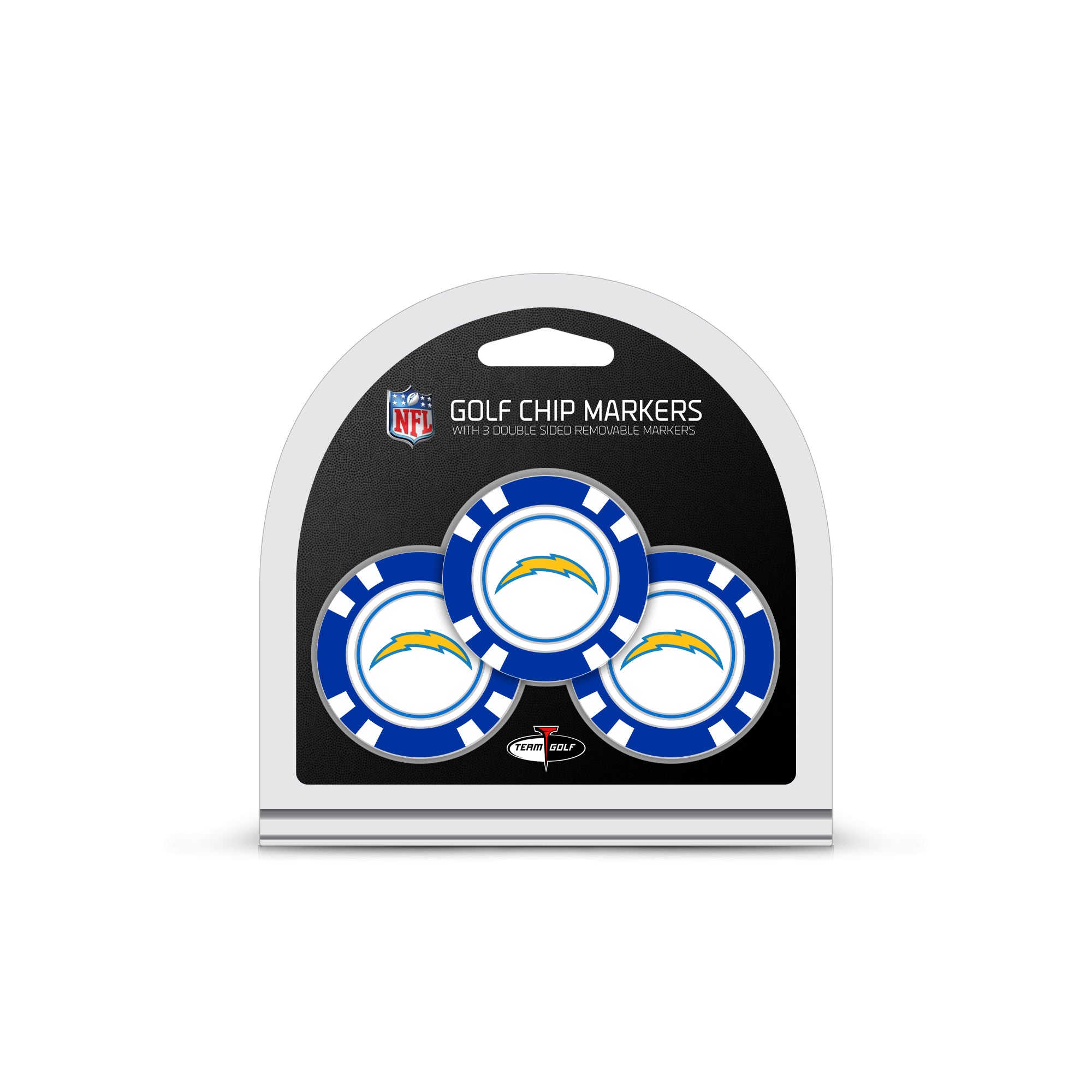 Los Angeles Chargers 3 Pack Golf Chip Ball Markers