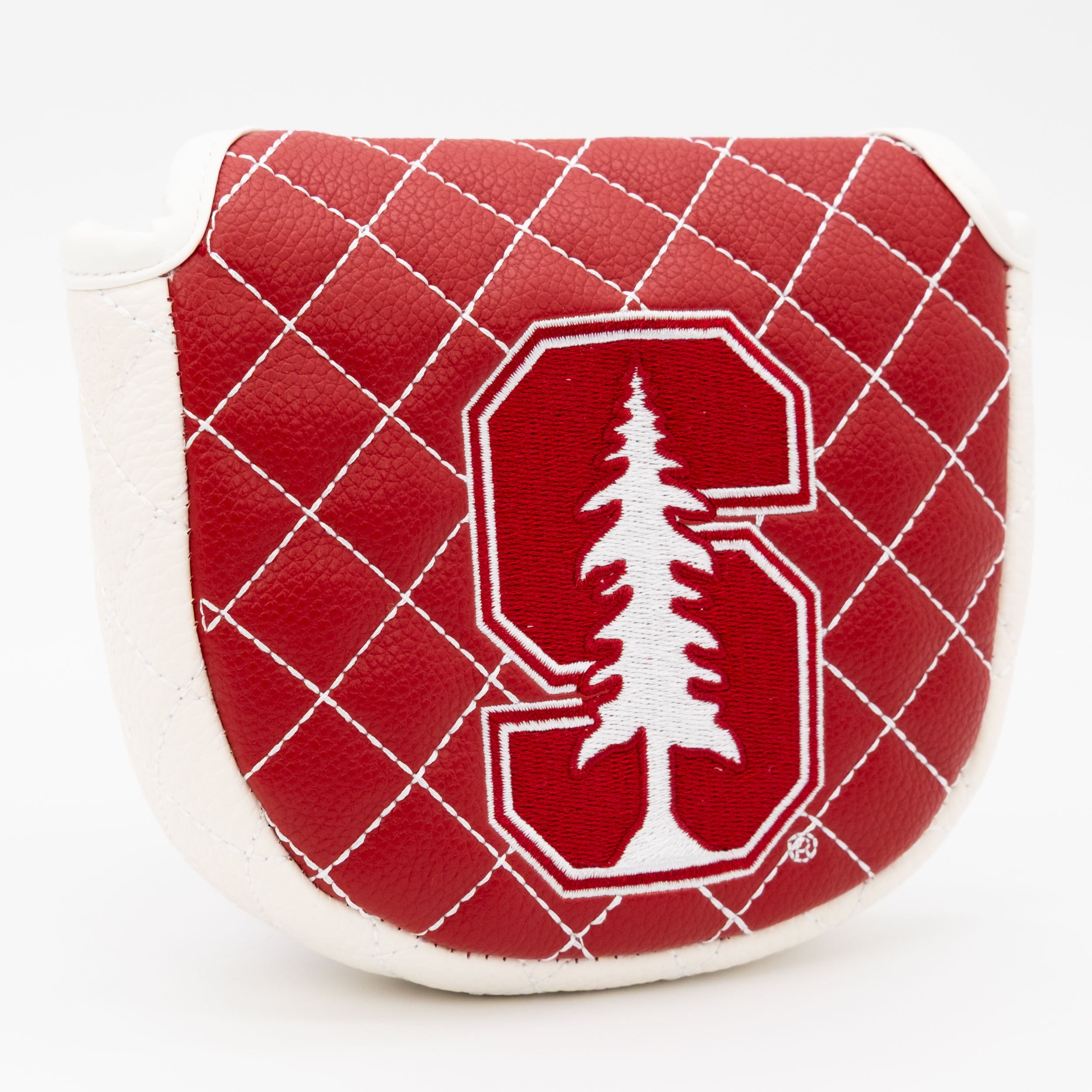 Stanford Cardinal Quilted Mallet Putter Cover (SOLID)
