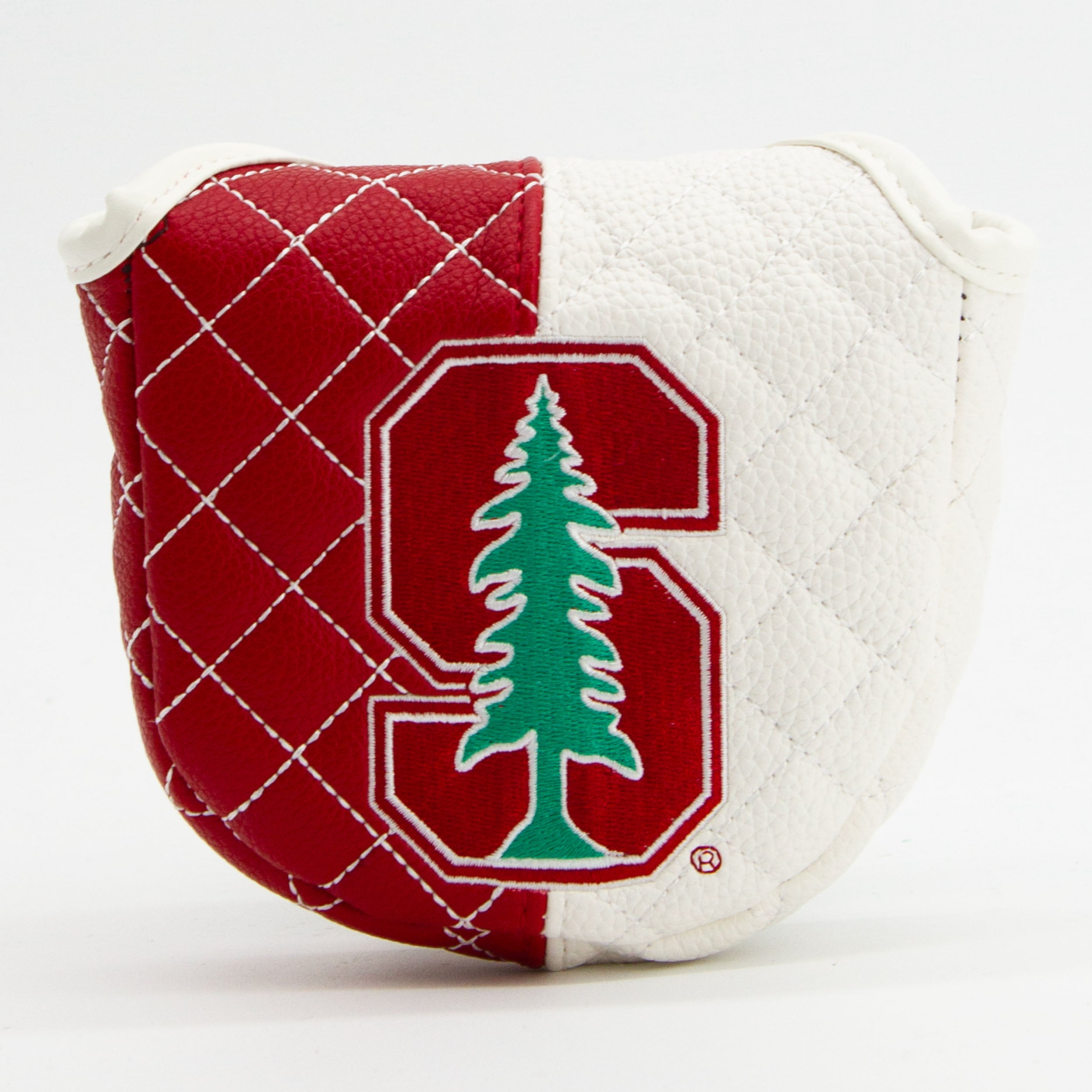 Stanford Cardinal Quilted Mallet Putter Cover (SPLIT)
