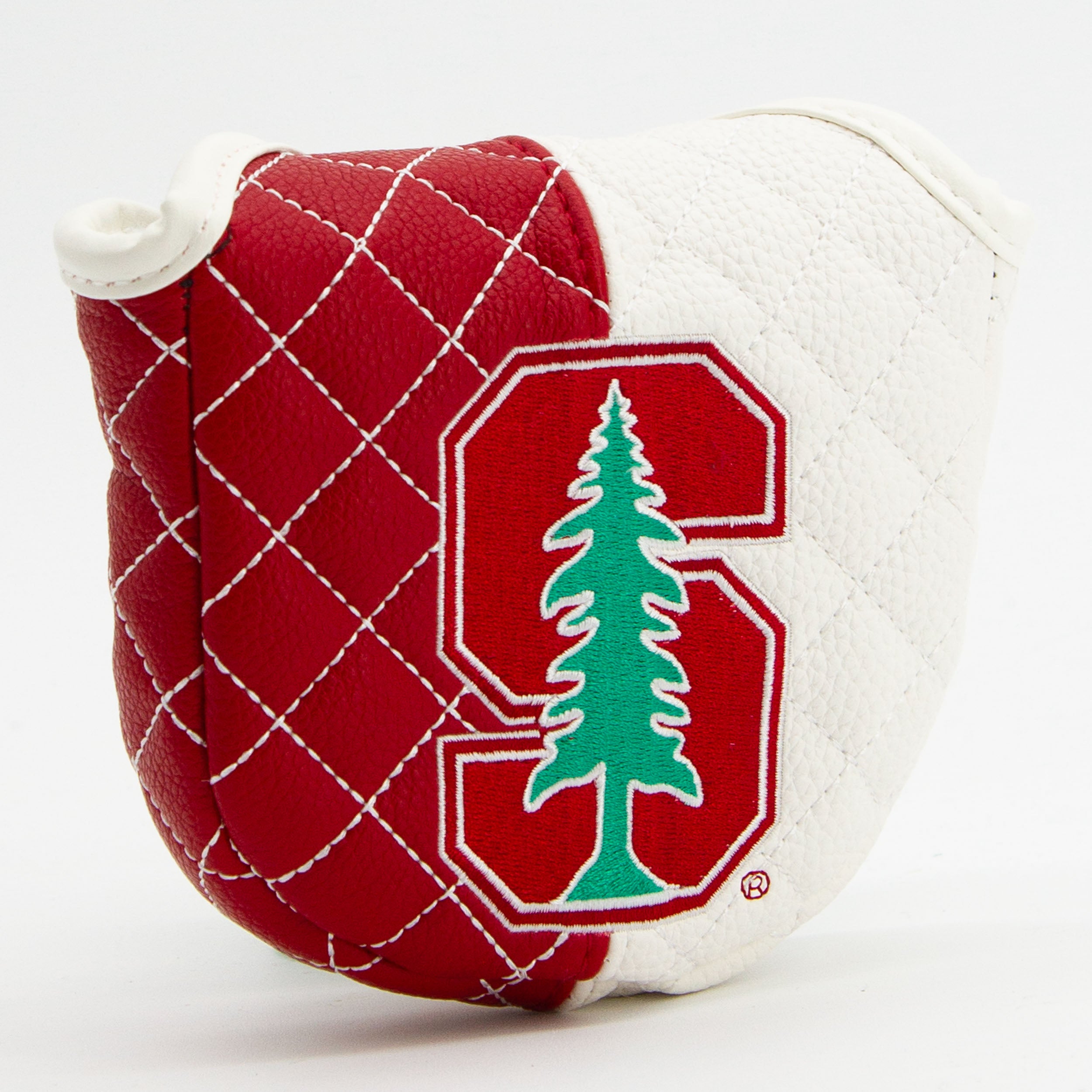 Stanford Cardinal Quilted Mallet Putter Cover (SPLIT)
