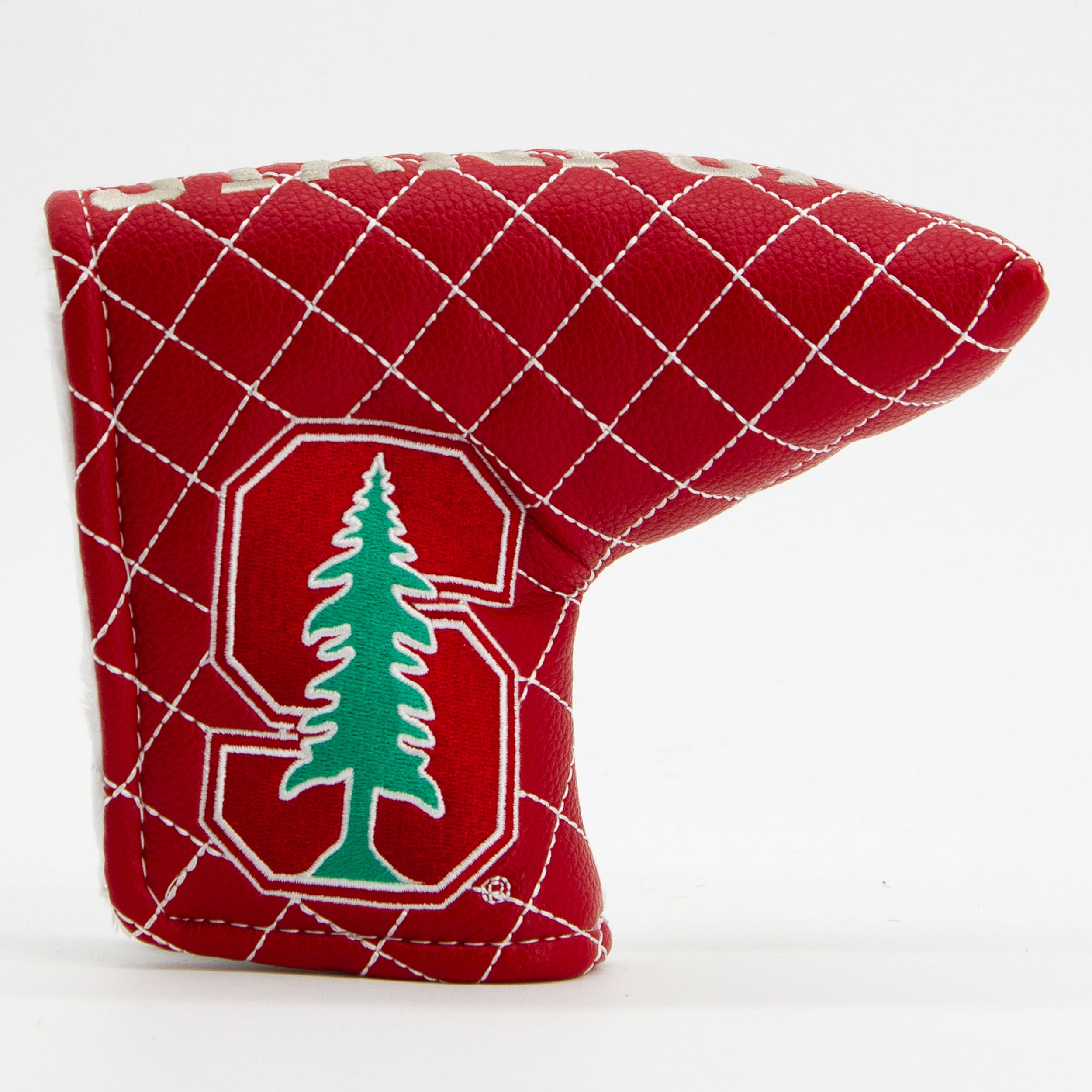 Stanford Cardinal Quited Blade Putter Cover (SPLIT)