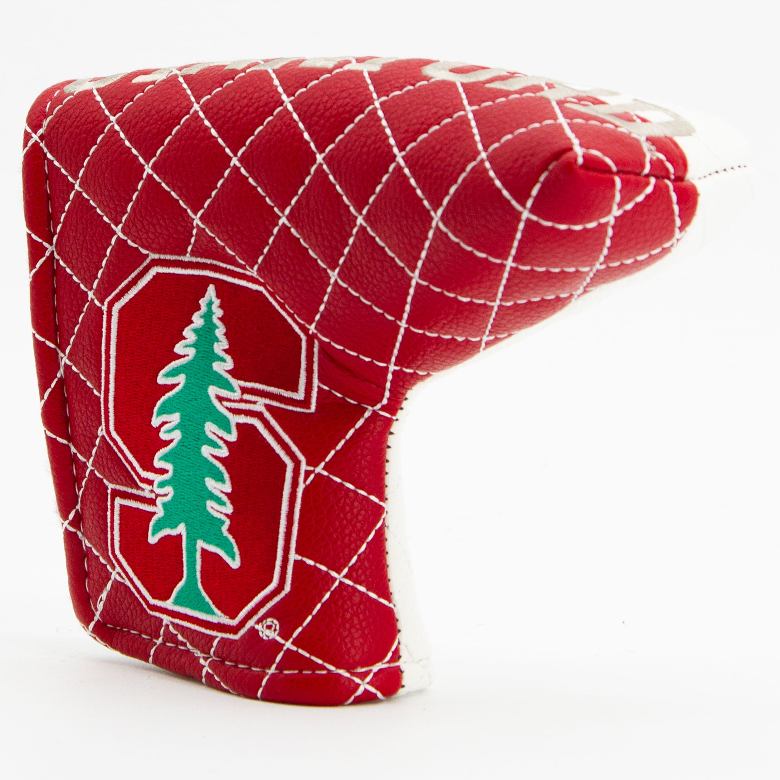 Stanford Cardinal Quited Blade Putter Cover (SPLIT)