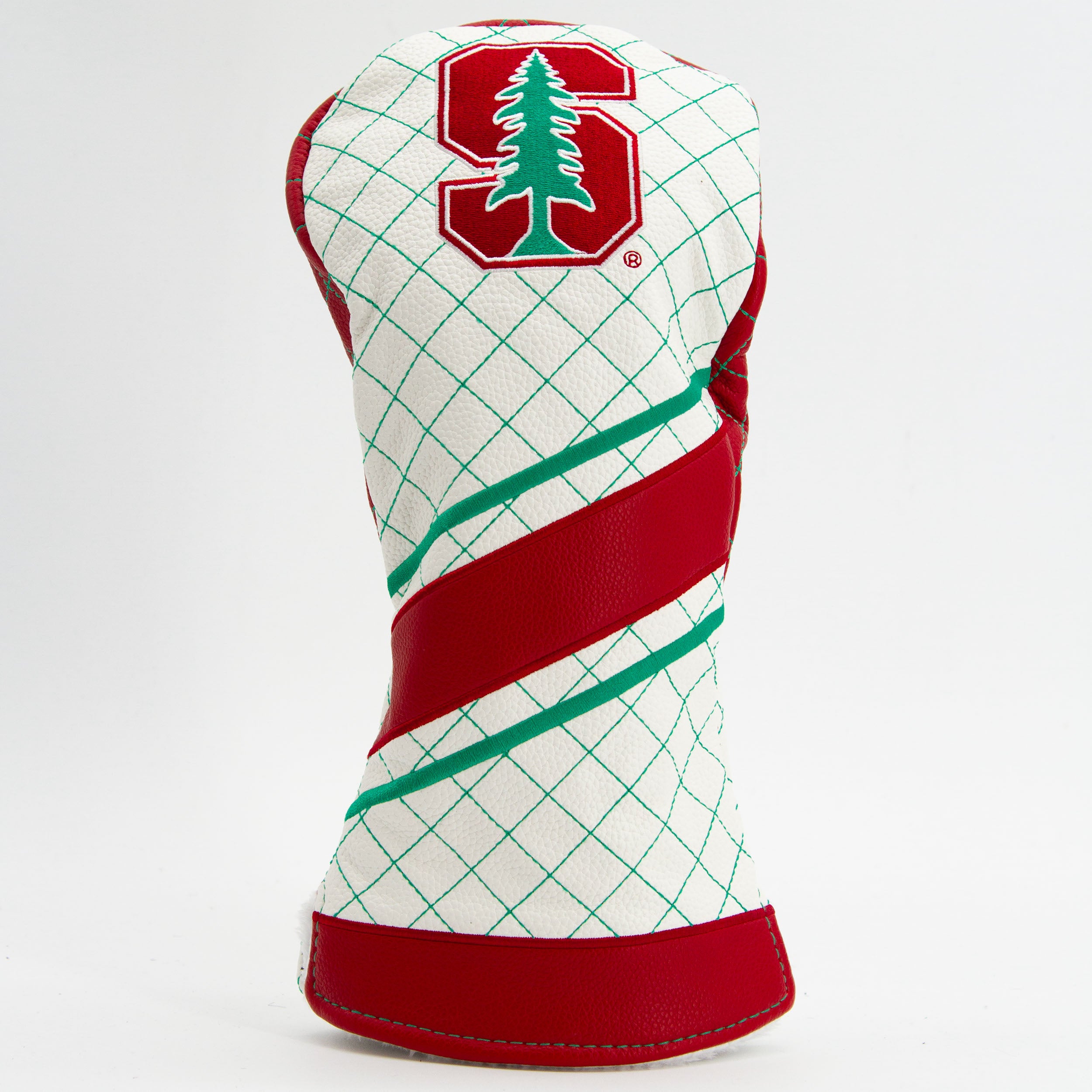 Stanford Cardinal Quilted Driver Headcover (STRIPED)
