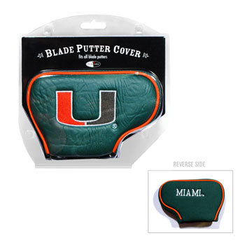 Miami Hurricanes Blade Putter Cover