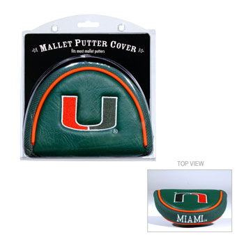Miami Hurricanes Mallet Putter Cover