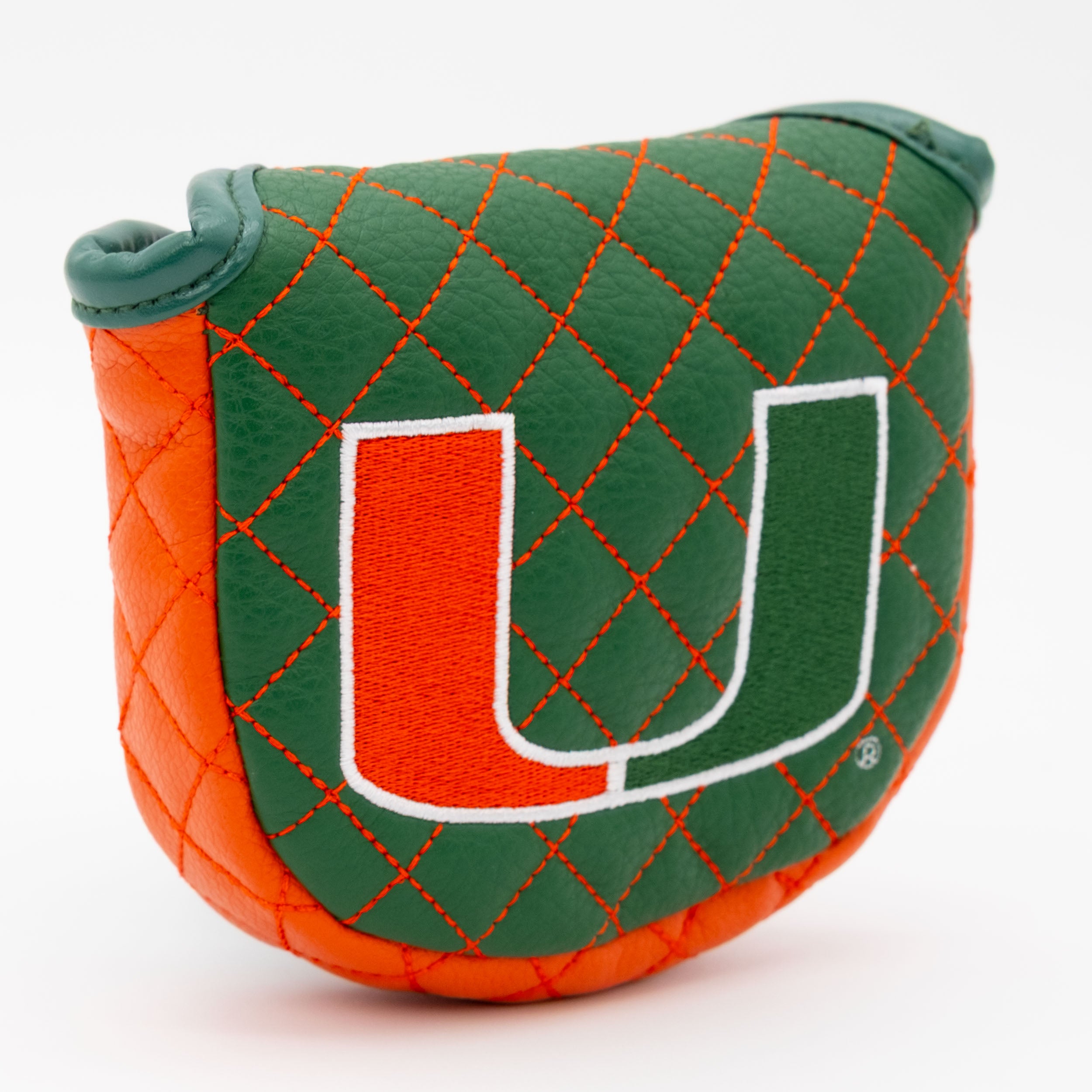 Miami Hurricanes Quilted Mallet Putter Cover (SOLID)
