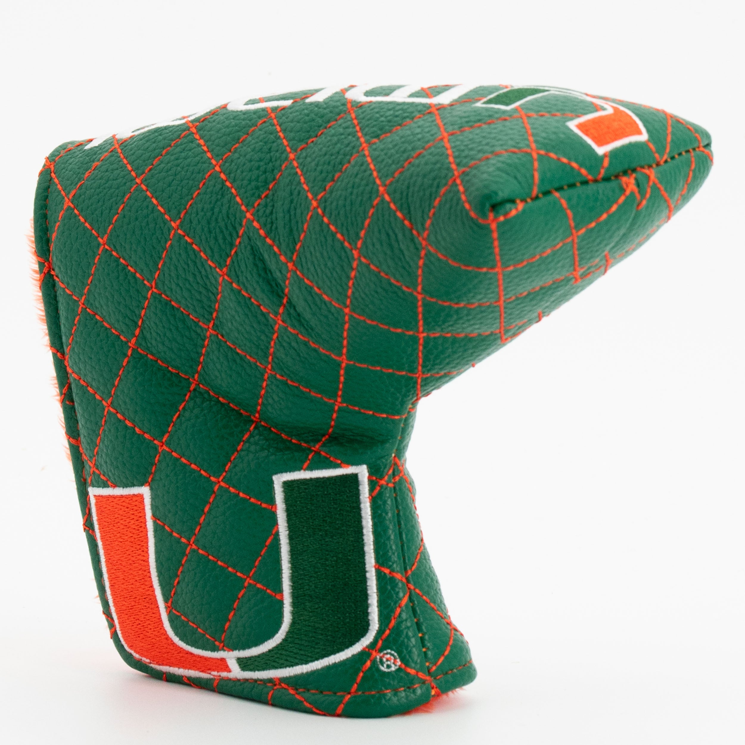 Miami Hurricanes Quited Blade Putter Cover (SOLID)
