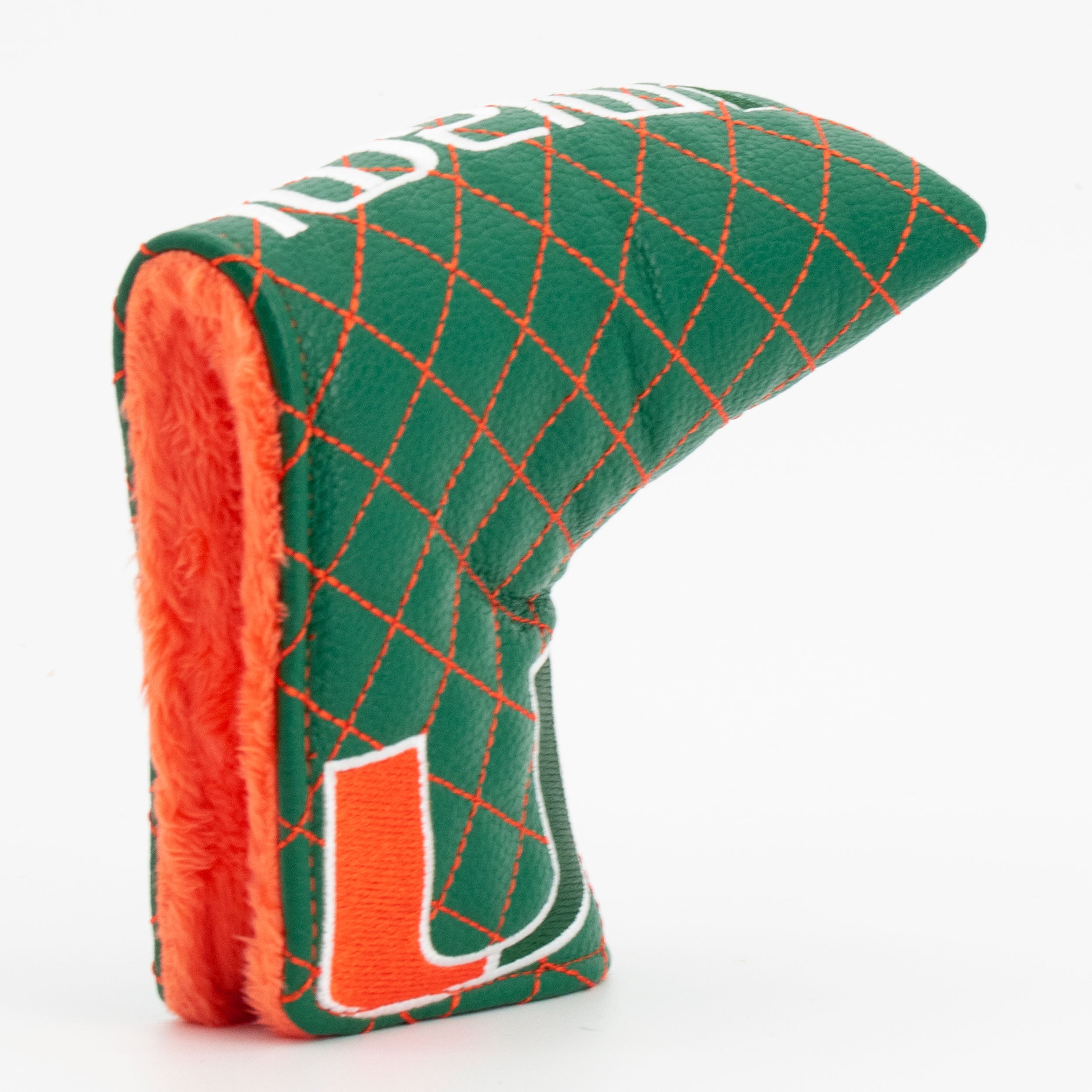 Miami Hurricanes Quited Blade Putter Cover (SOLID)