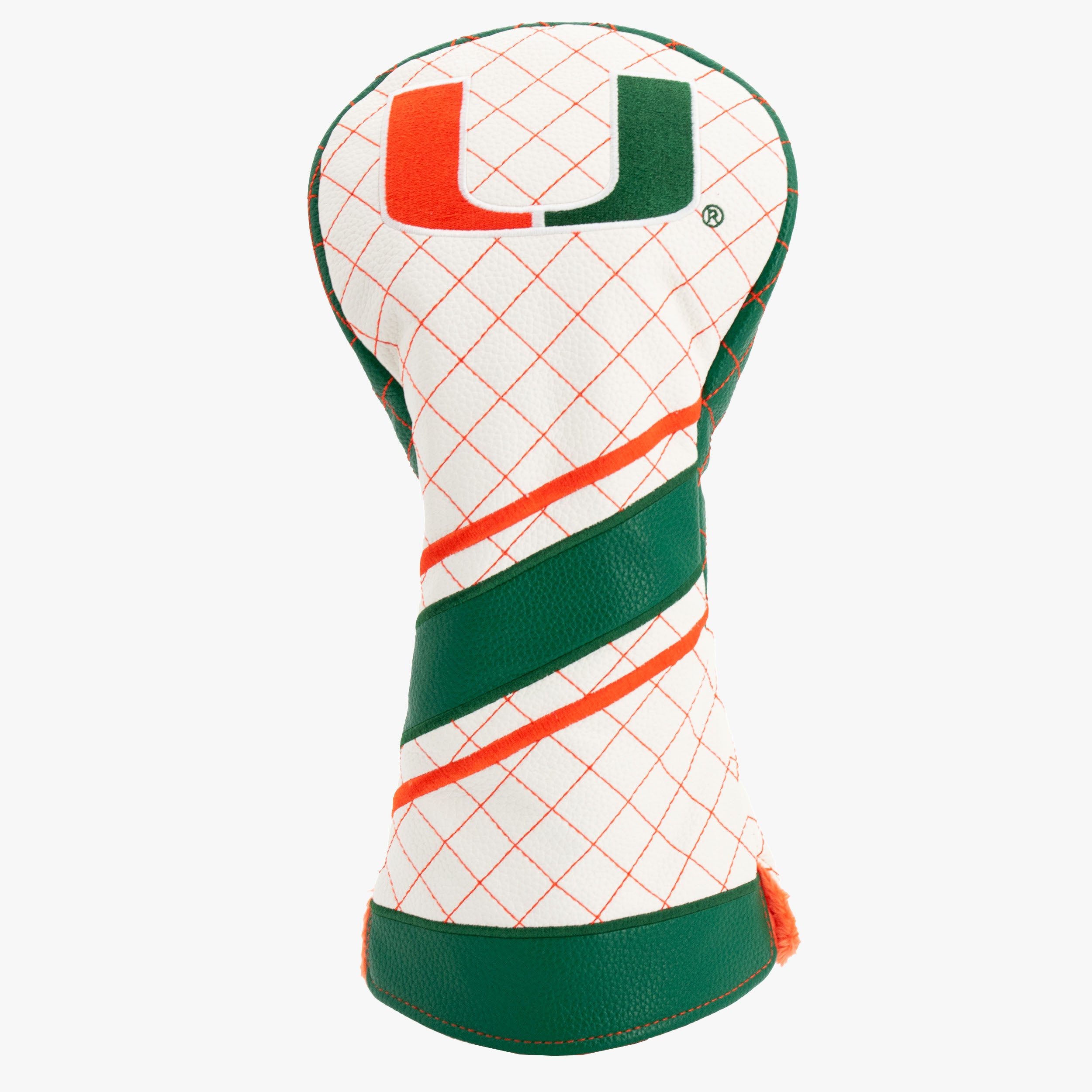 Miami Hurricanes Quilted Driver Headcover (STRIPED)