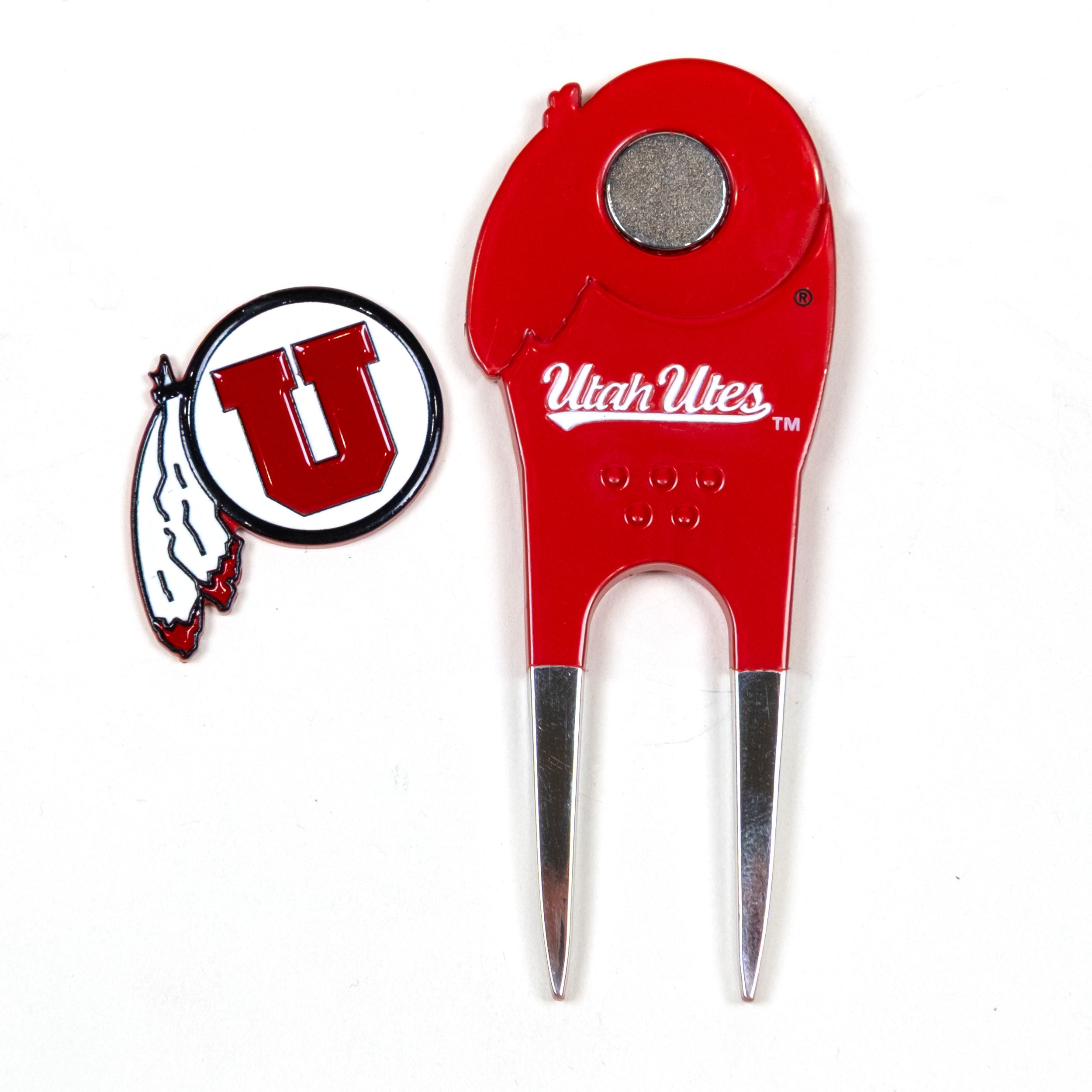 Utah Utes Custom Shaped Divot Tool