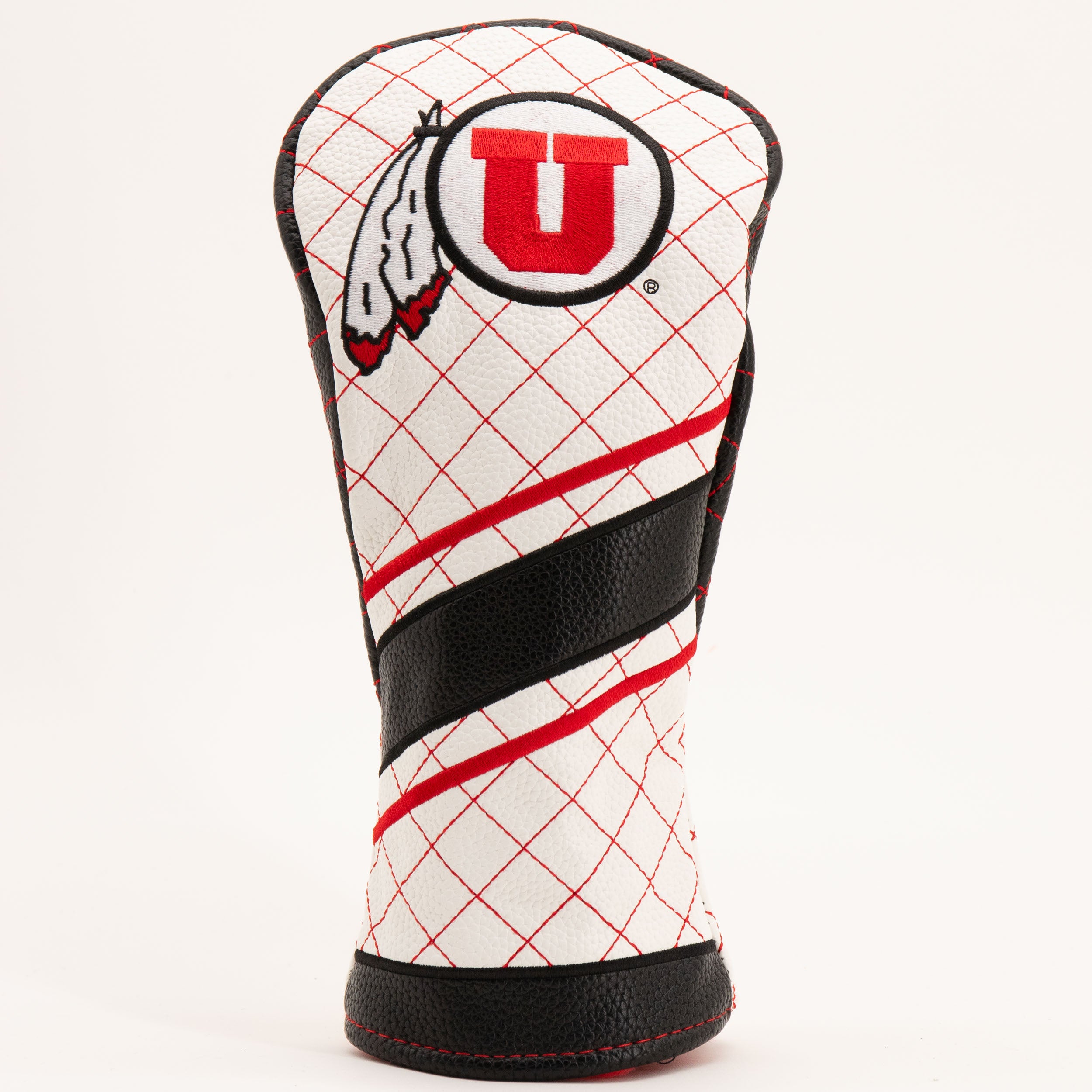Utah Utes Quilted Fairway Headcover (STRIPED)
