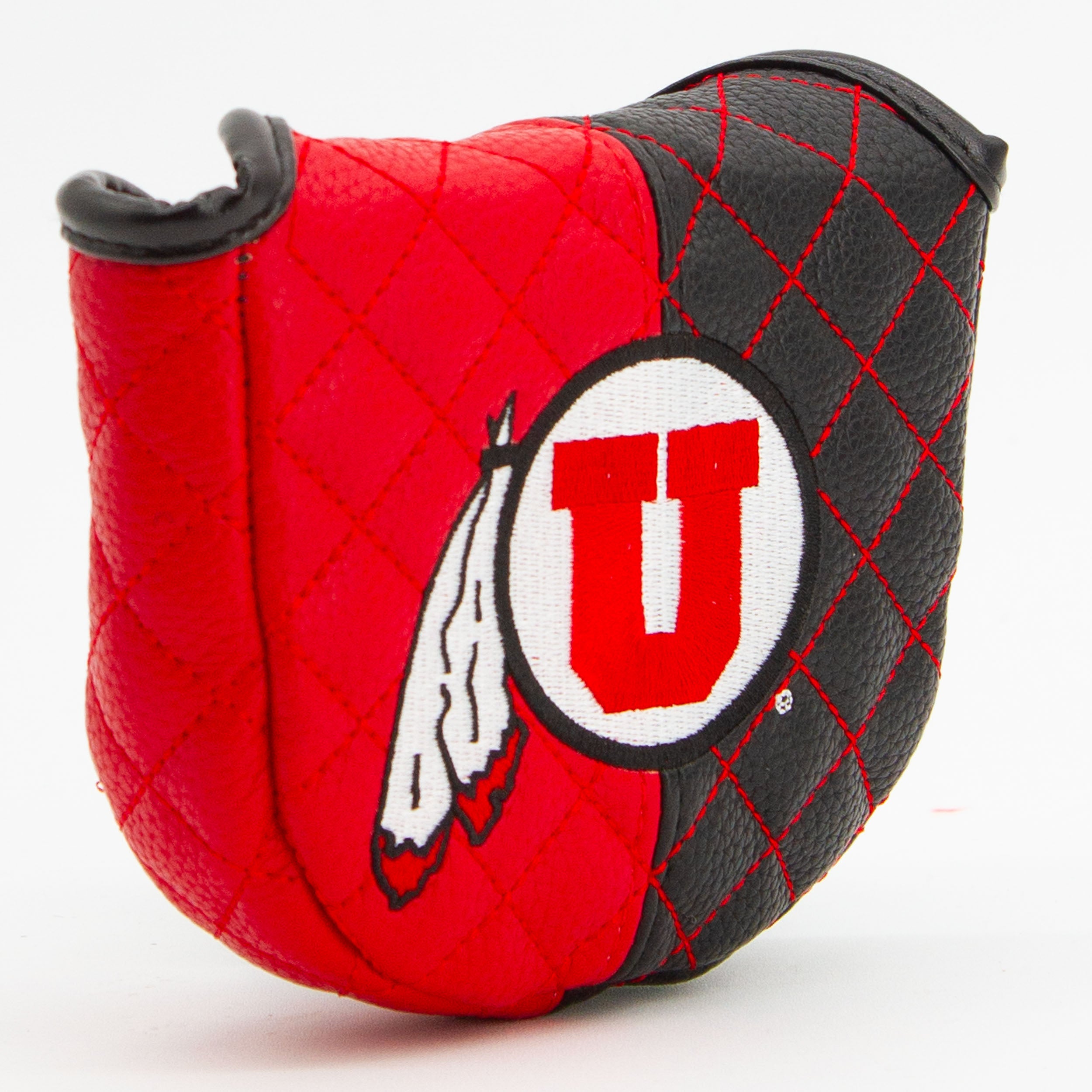 Utah Utes Quilted Mallet Putter Cover (SPLIT)