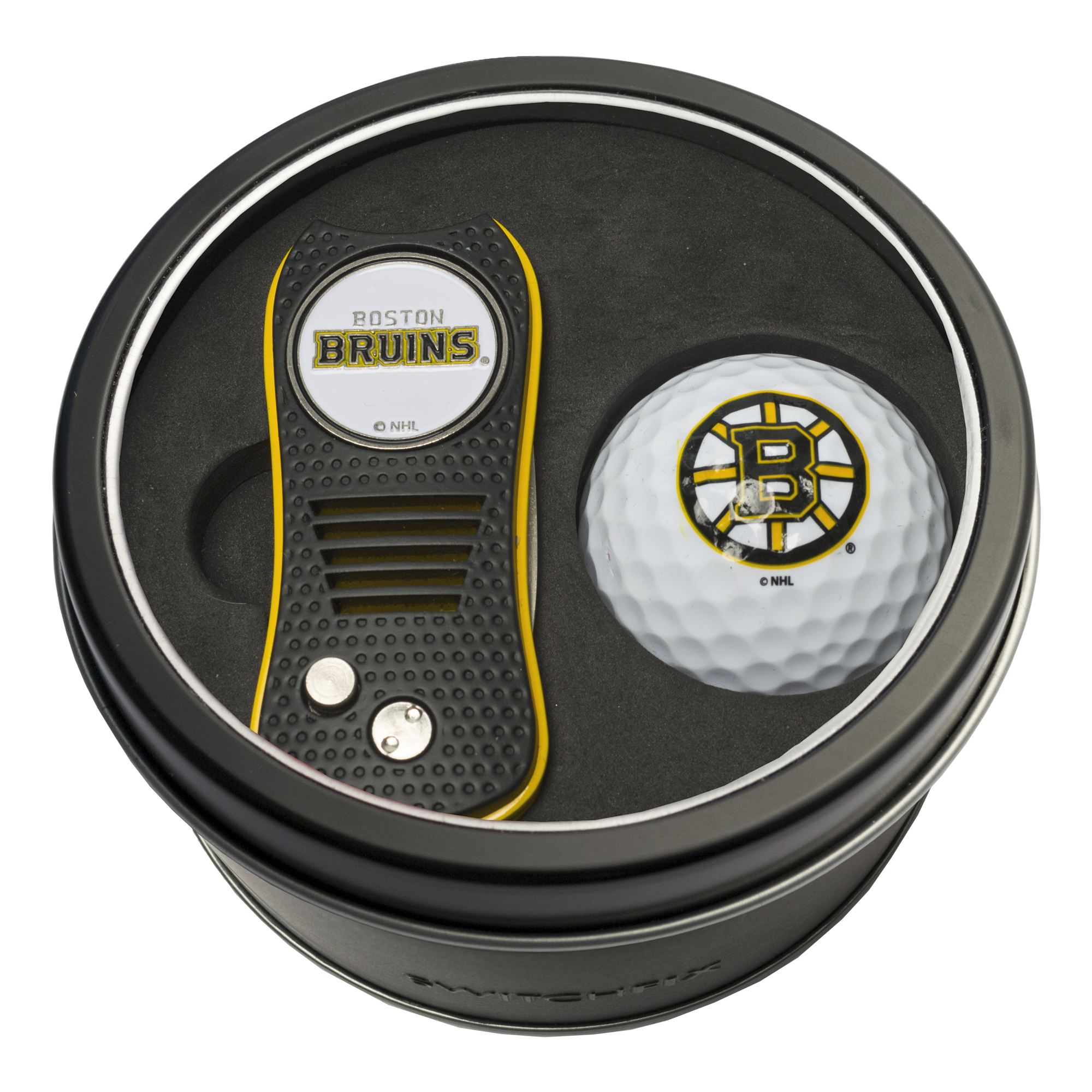 Boston Bruins Switchfix + Golf Ball Tin Gift Set