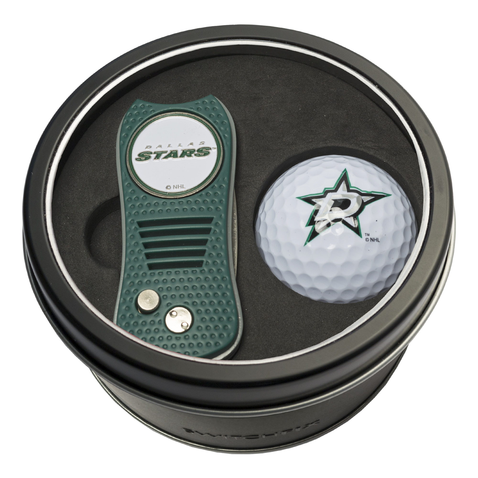 Dallas Stars Switchfix + Golf Ball Tin Gift Set