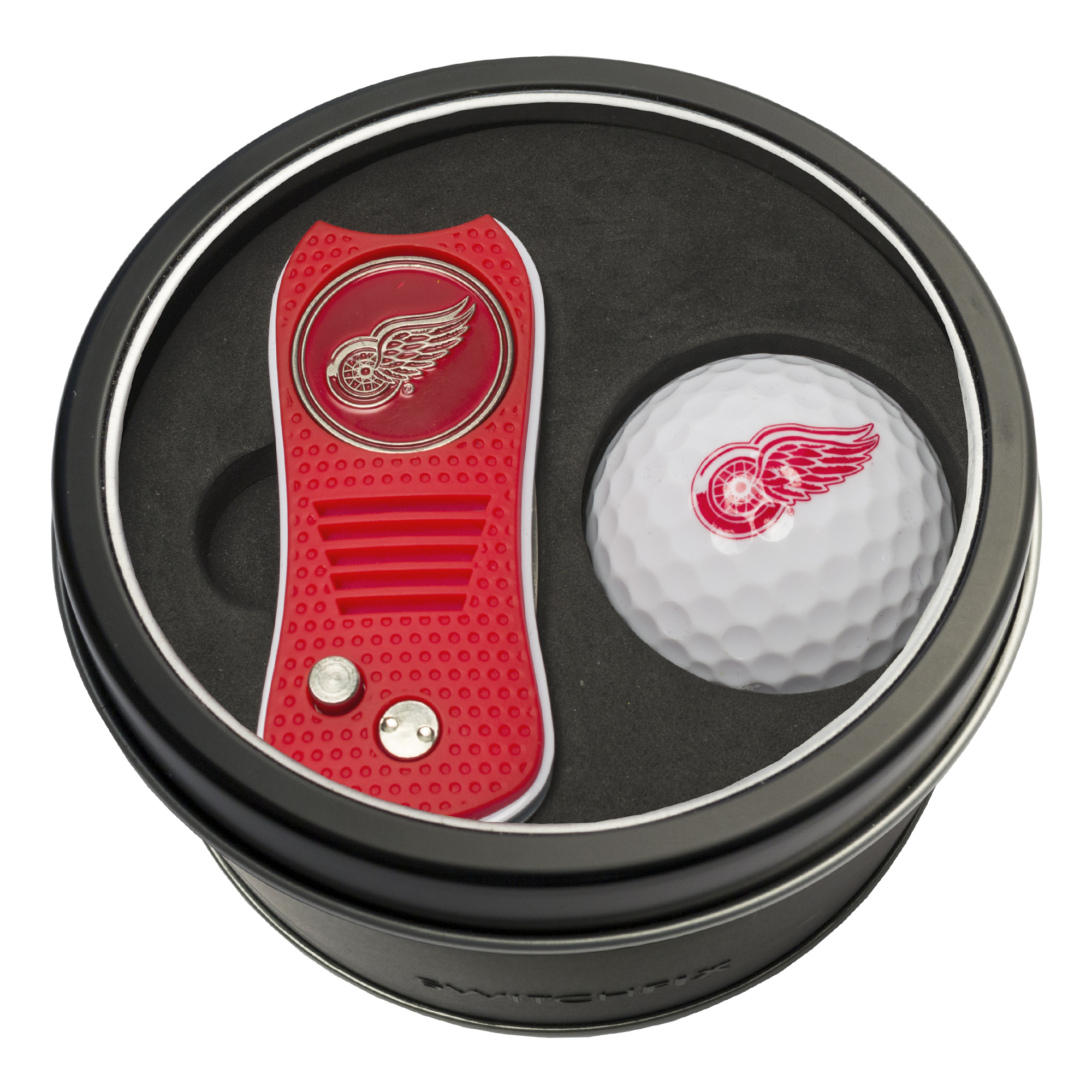 Detroit Red Wings Switchfix + Golf Ball Tin Gift Set