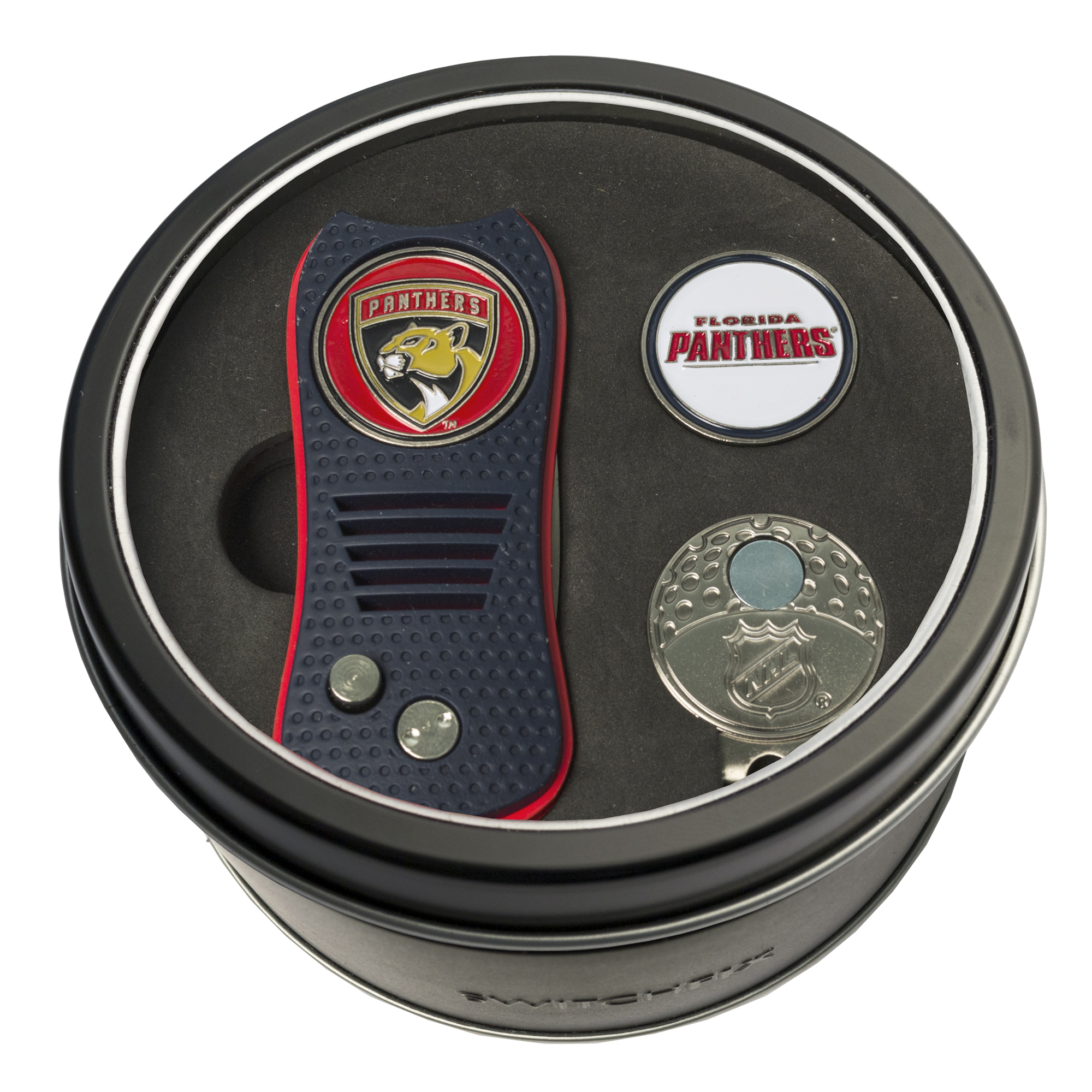 Florida Panthers Switchfix + Cap Clip + Ball Marker Tin Gift Set