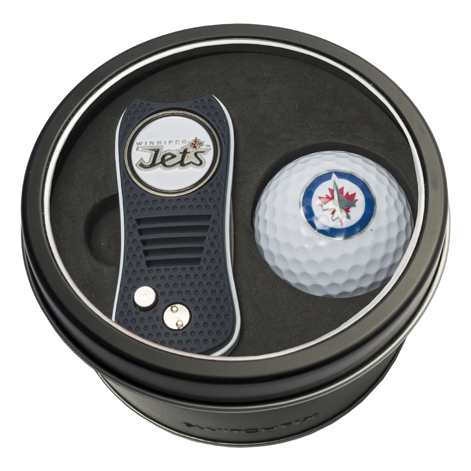 Winnipeg Jets Switchfix + Golf Ball Tin Gift Set
