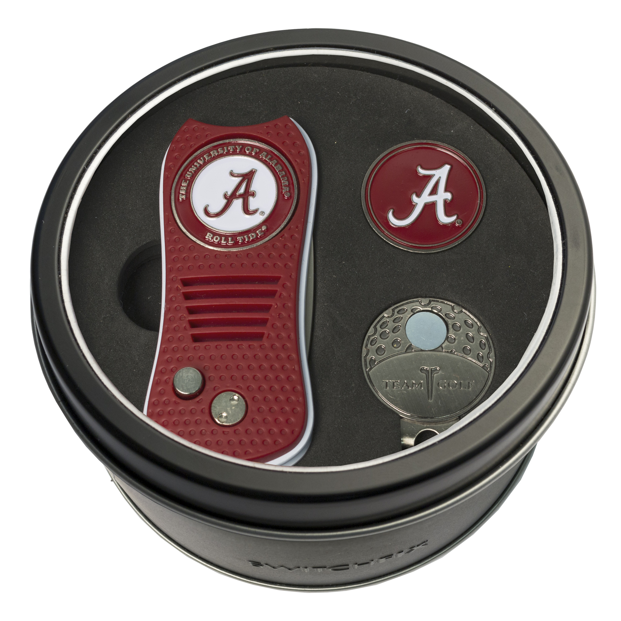 Alabama Switchfix + Cap Clip + Ball Marker Tin Gift Set