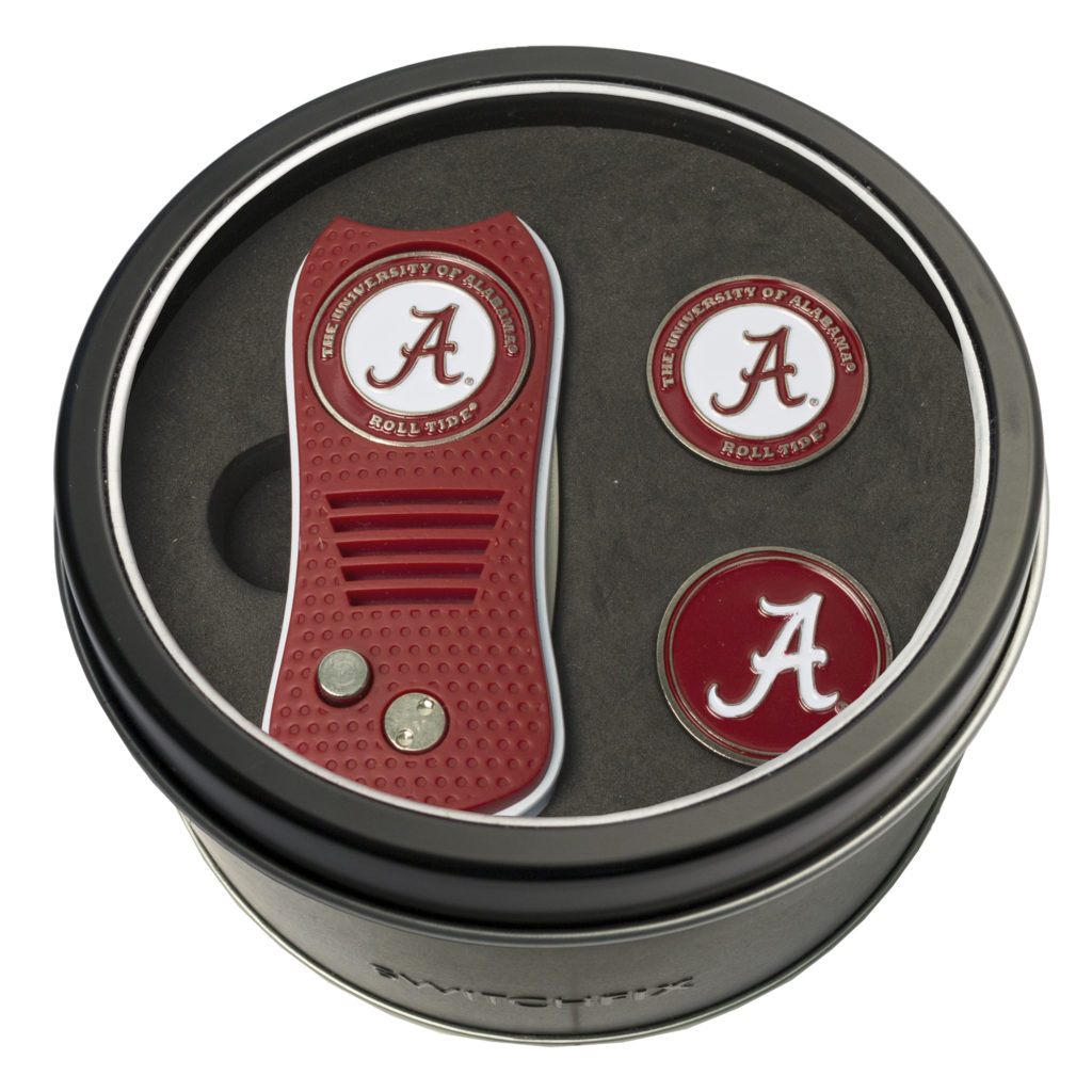Alabama Switchfix + 2 Ball Marker Tin Gift Set