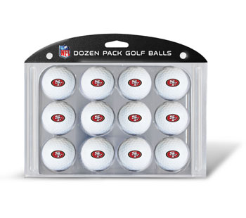 San Francisco 49Ers Golf Balls Dozen Pack