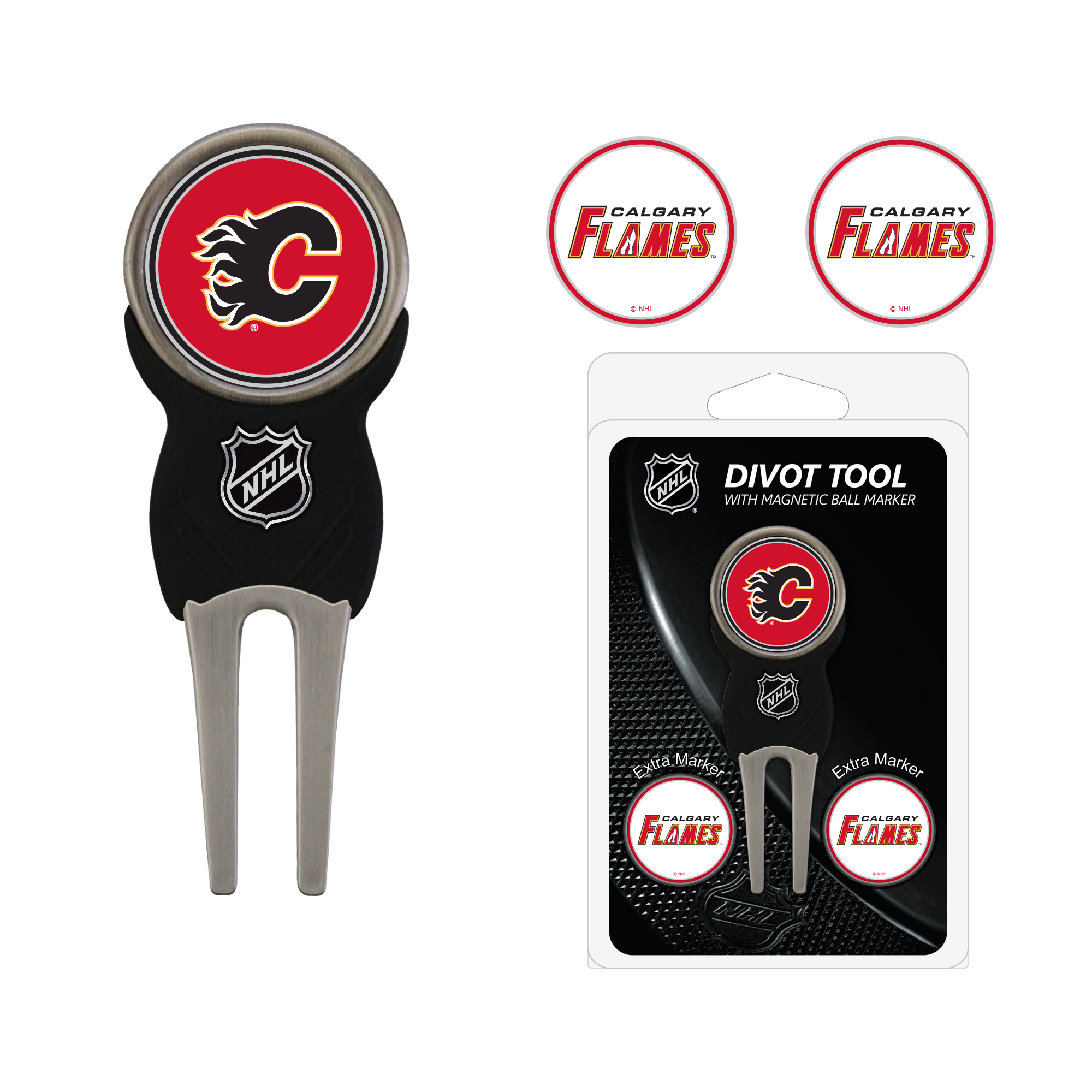 Calgary Flames Divot Tool Pack
