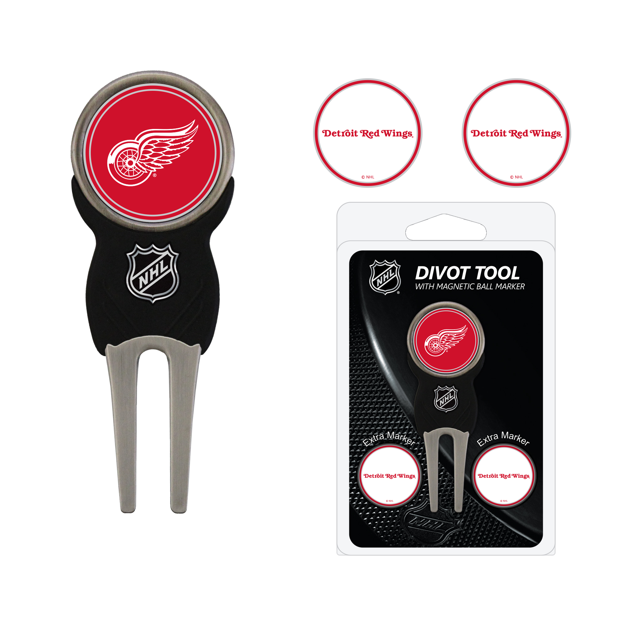 Detroit Red Wings Divot Tool Pack