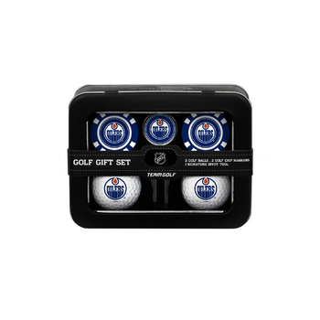 Edmonton Oilers 2 Ball Tin Gift Set