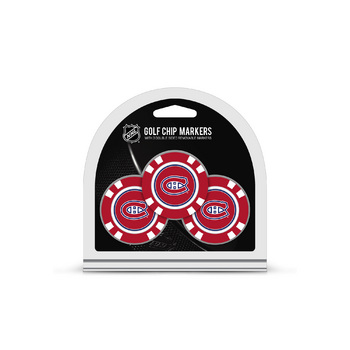 Montreal Canadiens 3 Pack Golf Chips