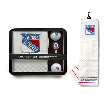 New York Rangers Embroidered Towel Tin Gift Set