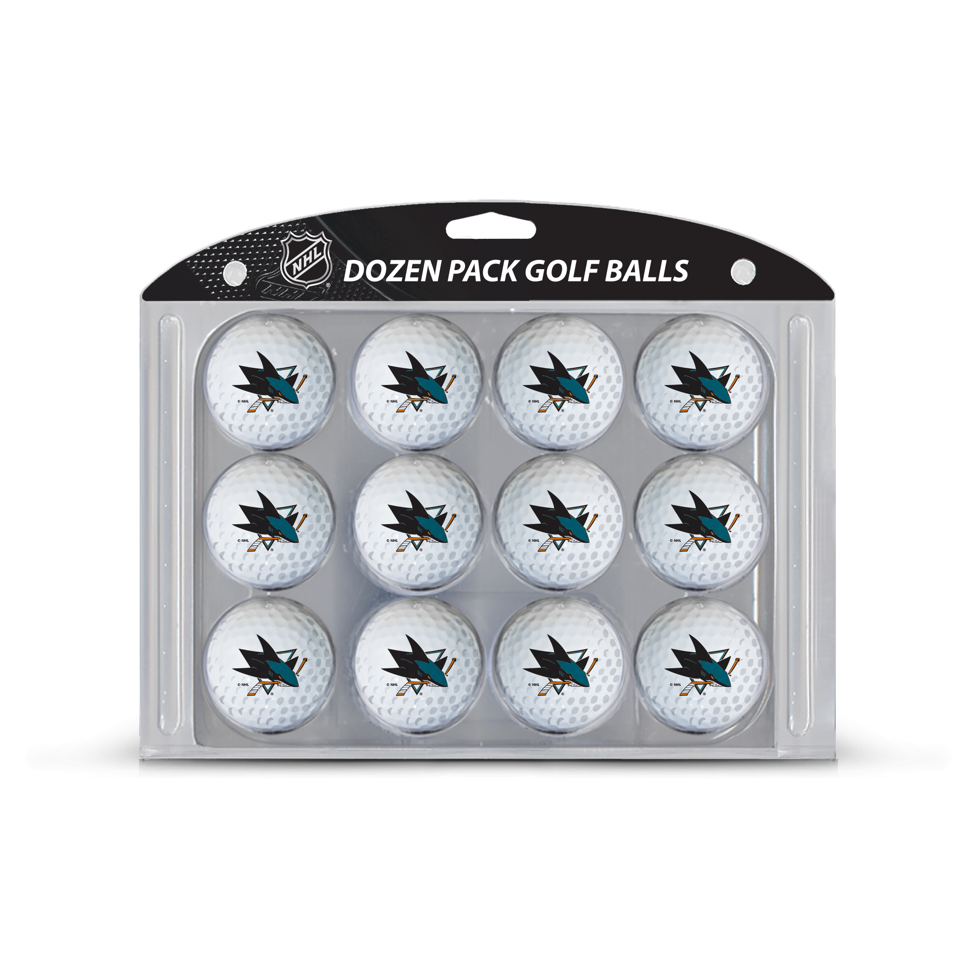 San Jose Sharks Golf Balls Dozen Pack