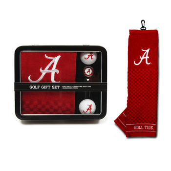 Alabama Embroidered Towel Tin Gift Set