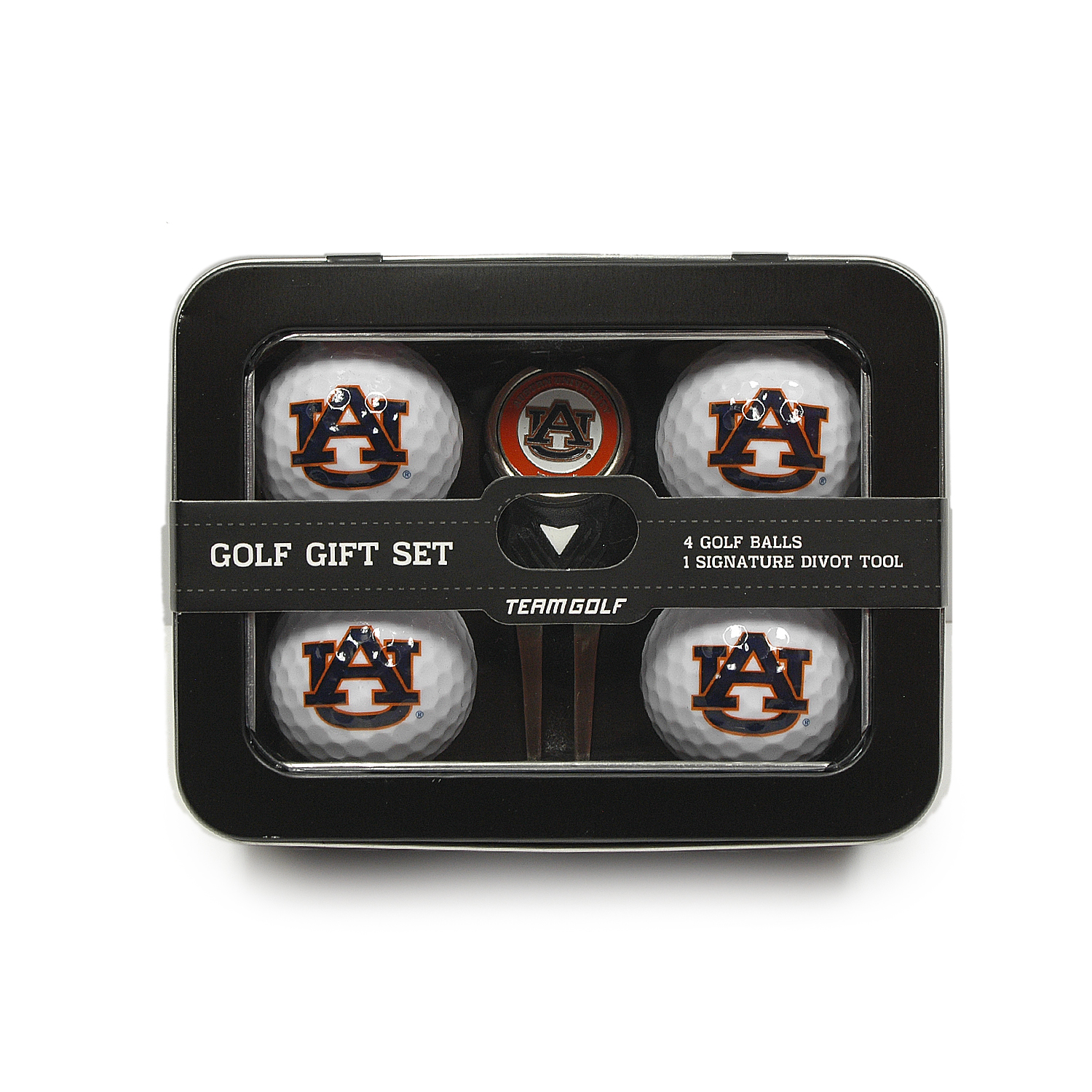 Auburn 4 Golf Ball And Divot Tool Set