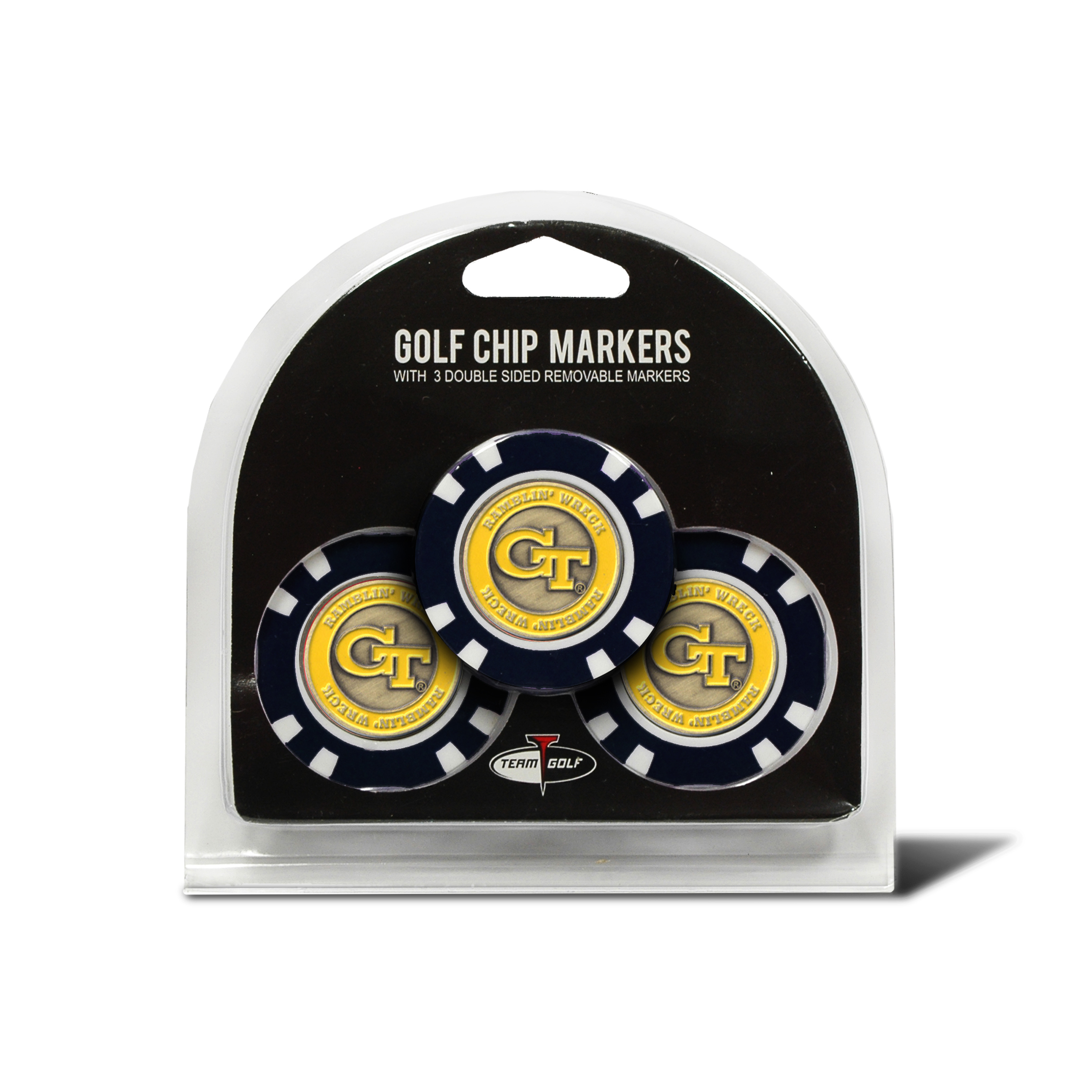 Georgia Tech 3 Pack Golf Chip Ball Markers