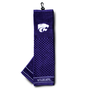 Kansas State Embroidered Towel