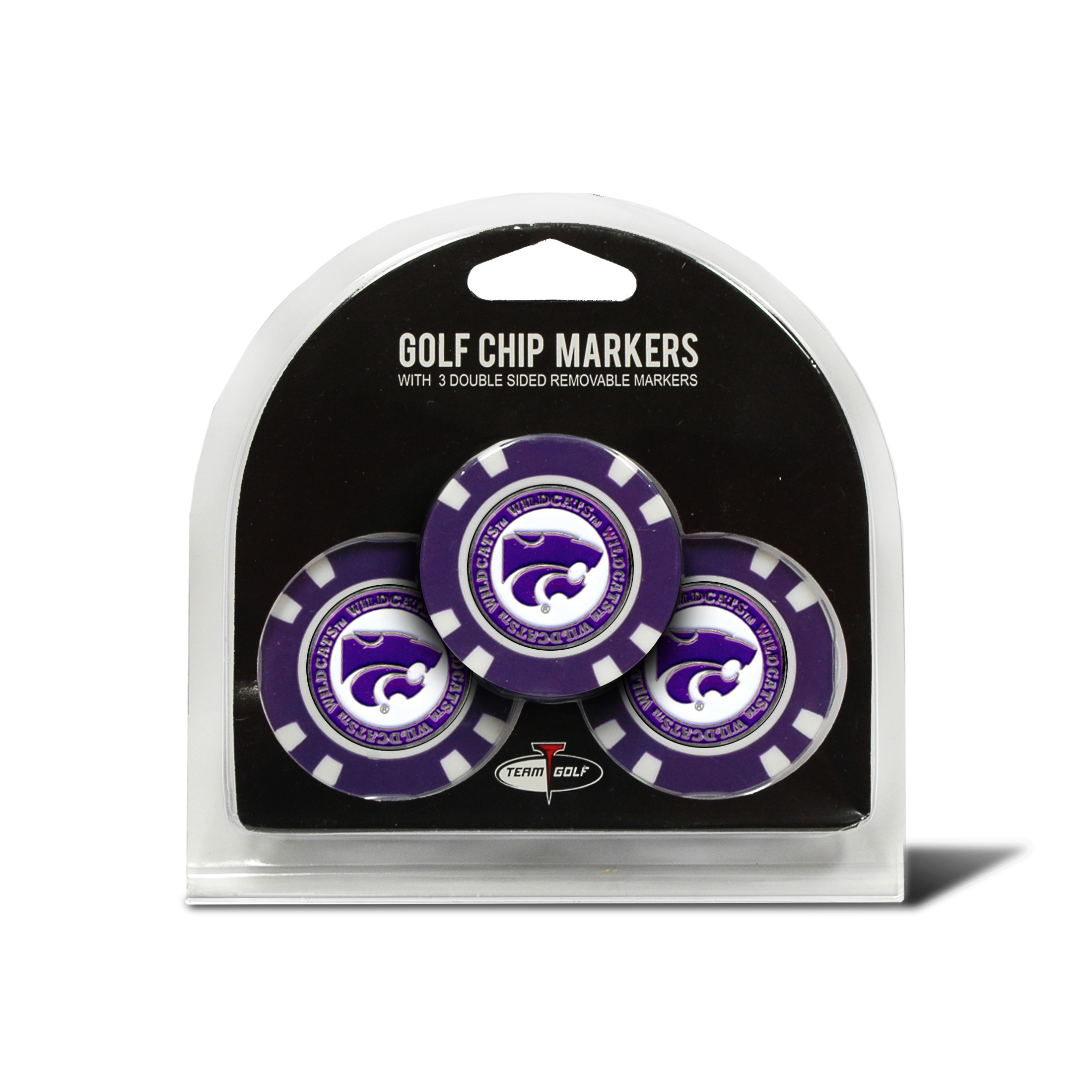 Kansas State 3 Pack Golf Chip Ball Markers