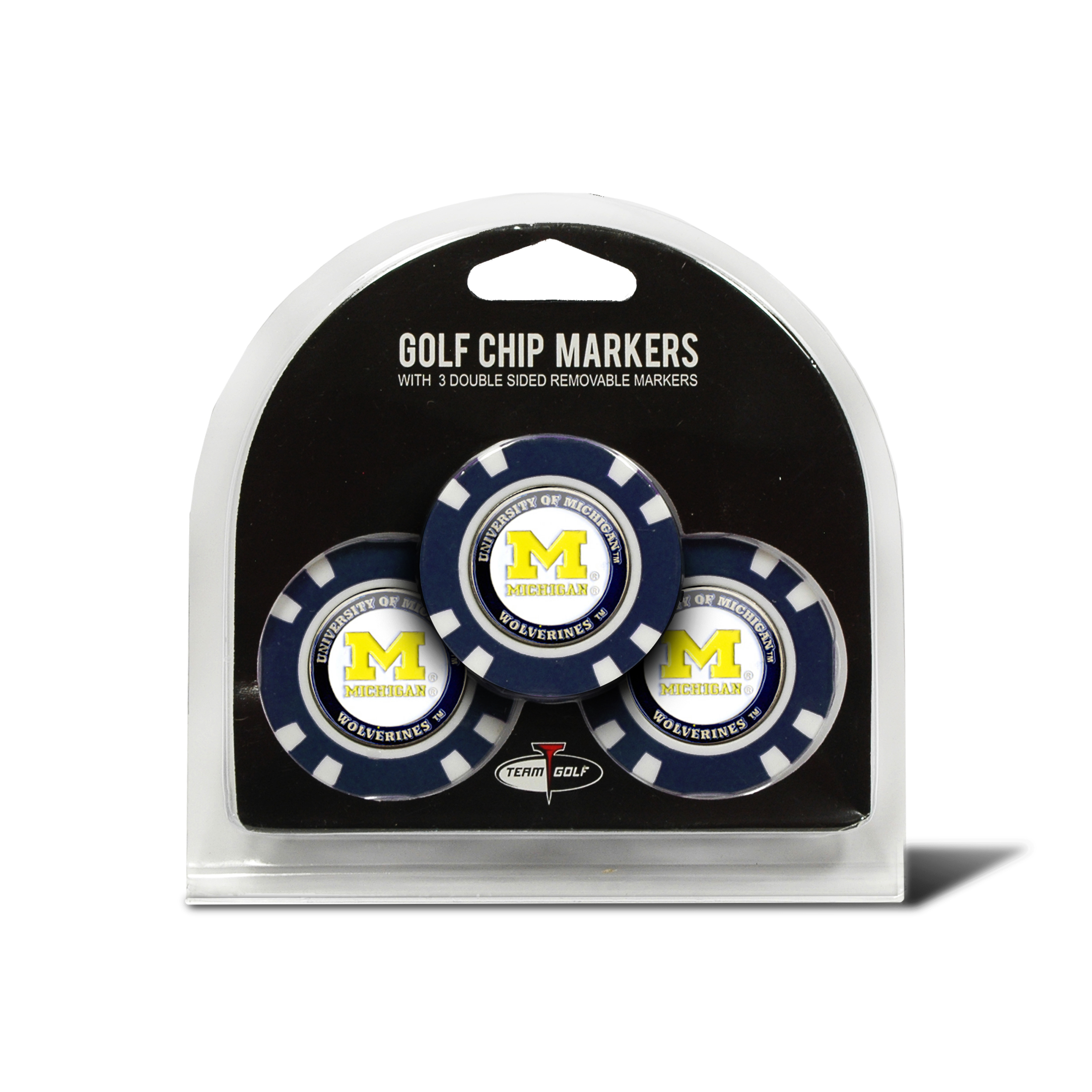 Michigan 3 Pack Golf Chip Ball Markers