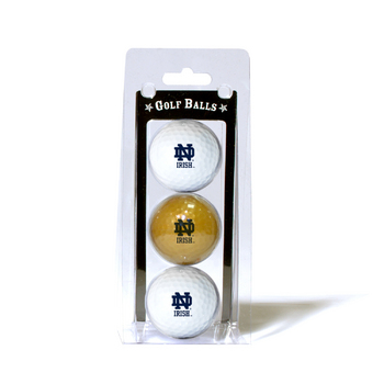 Notre Dame 3 Pack Golf Ball Clamshells