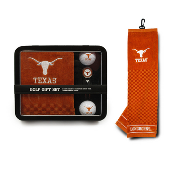 Texas Embroidered Towel Tin Gift Set