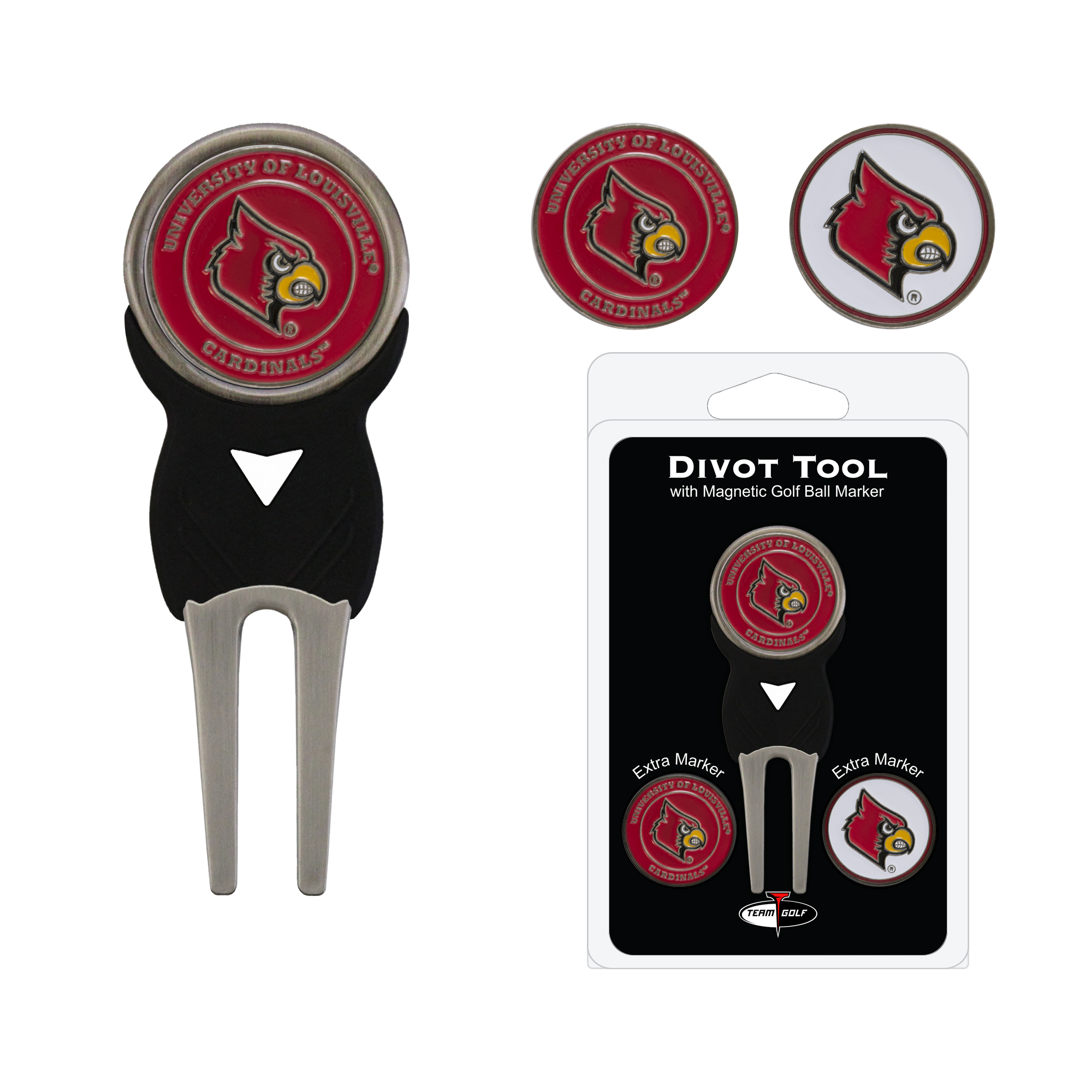 Louisville Divot Tool Pack With 3 Golf Ball Markers