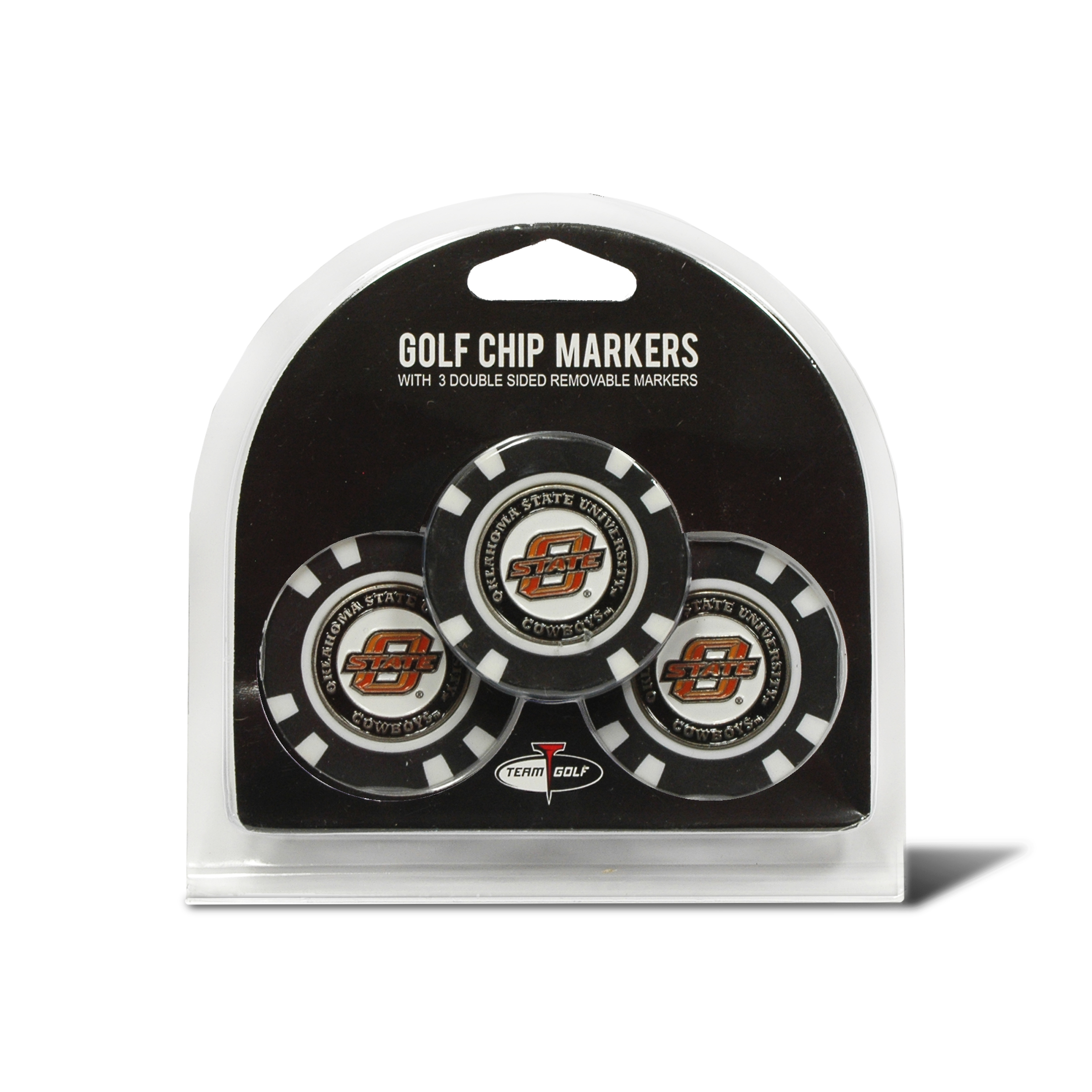 Oklahoma State 3 Pack Golf Chip Ball Markers