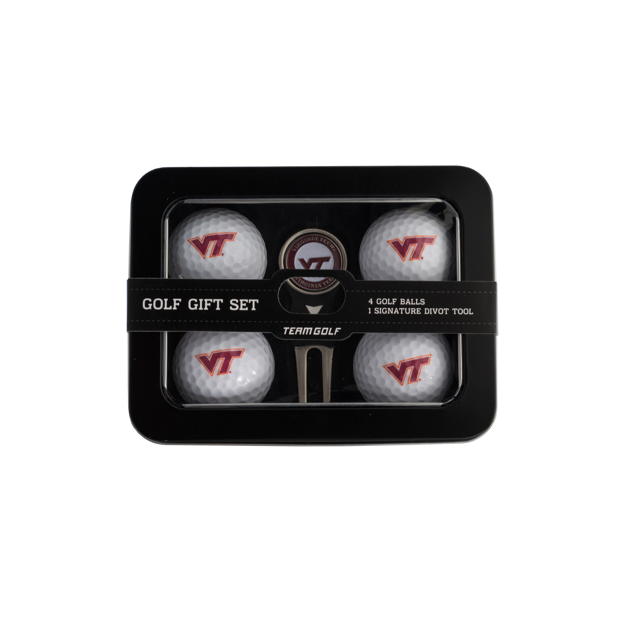 Virginia Tech 4 Golf Ball And Divot Tool Set