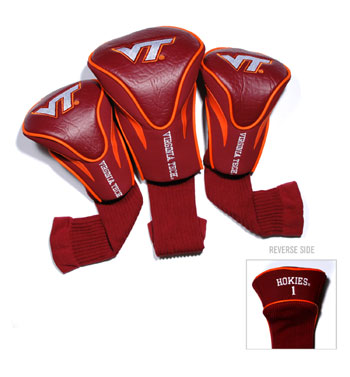 Virginia Tech 3 Pk Contour Sock Headcovers